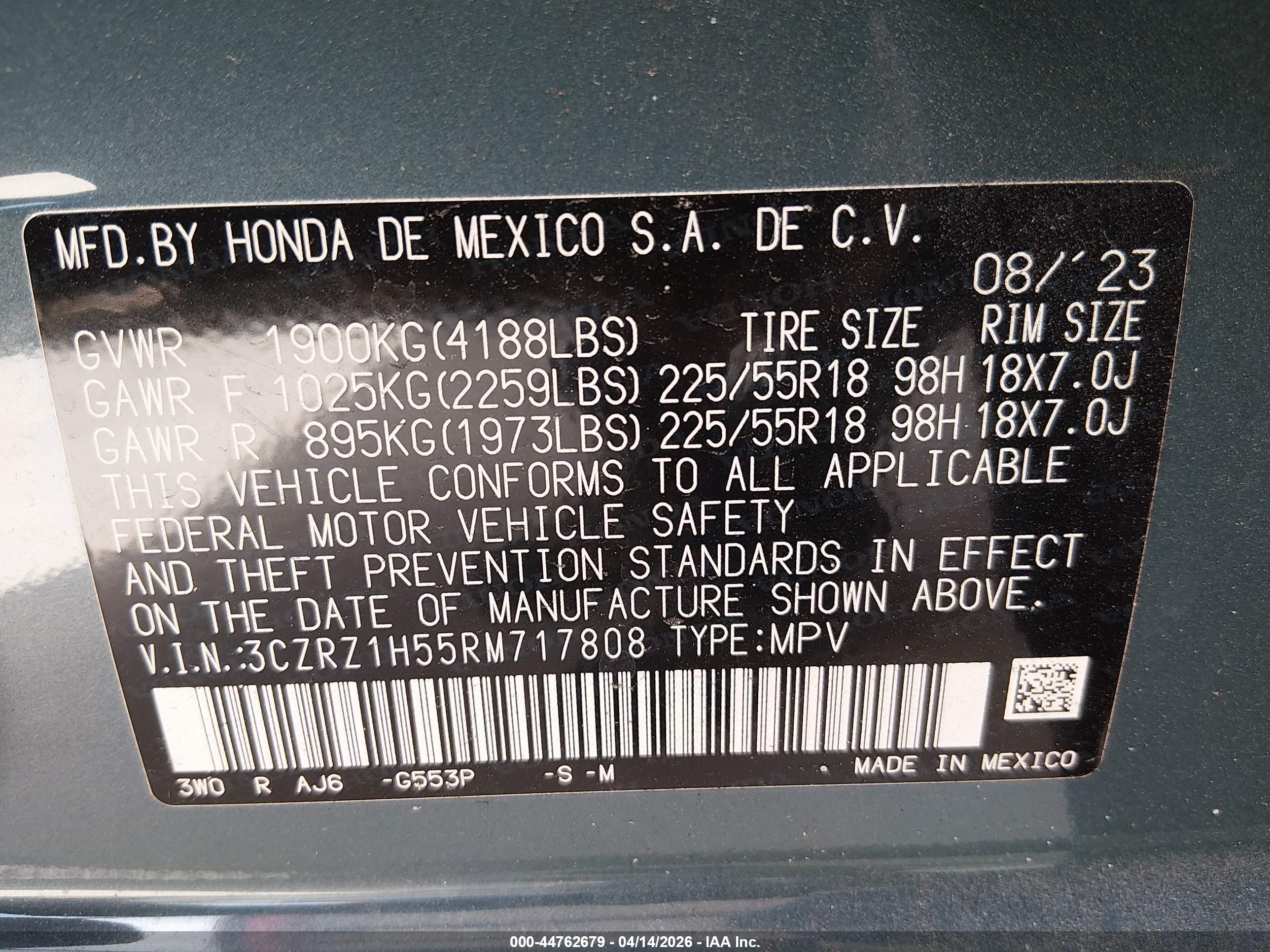HONDA HR-V image 9