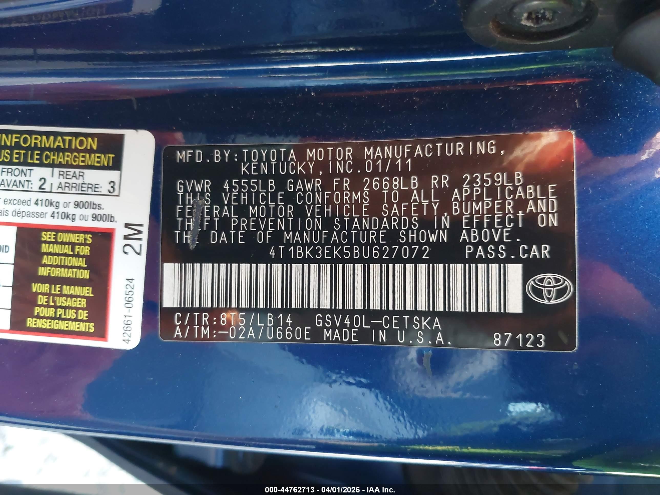 TOYOTA CAMRY image 9