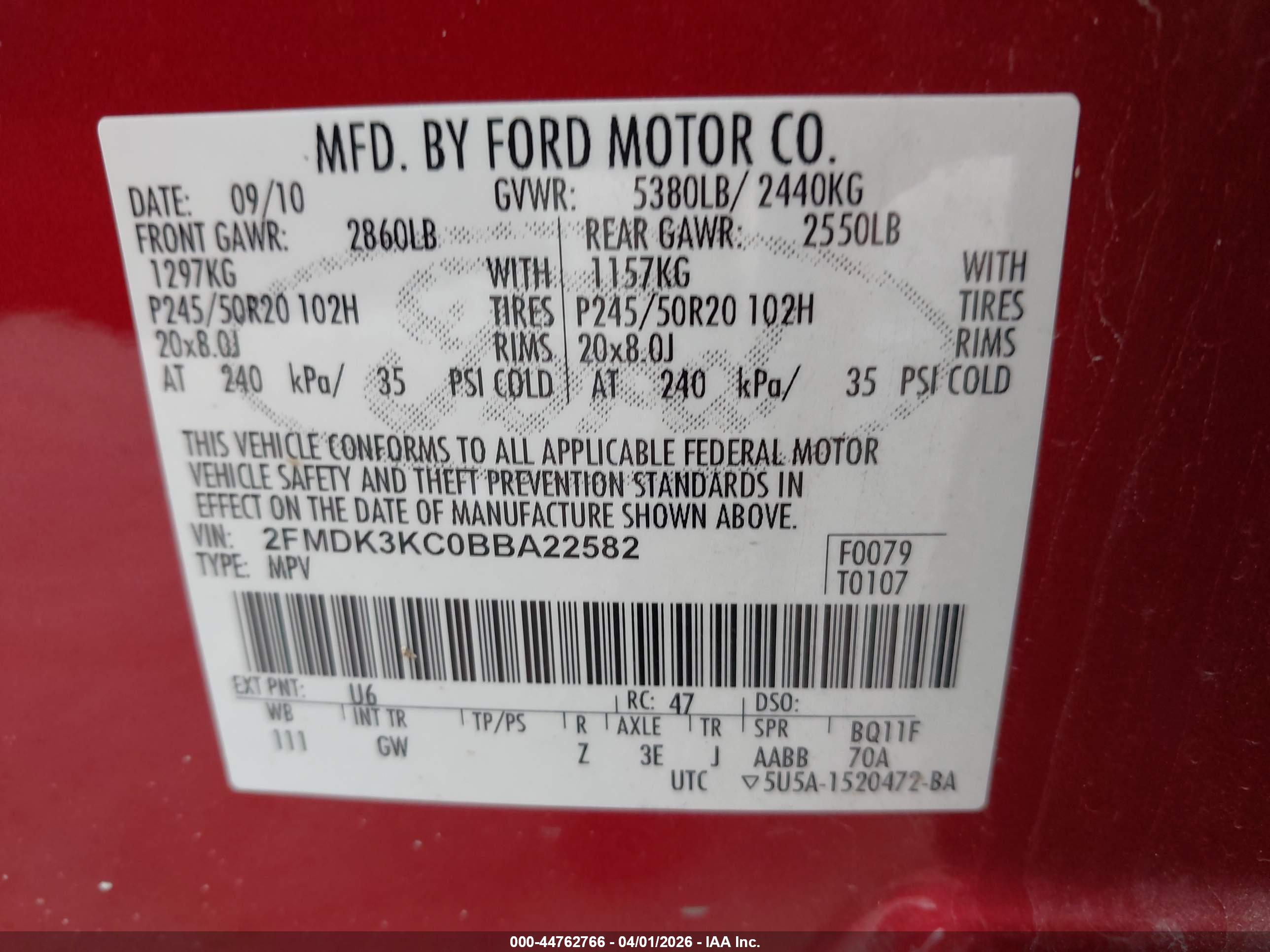 FORD EDGE image 9