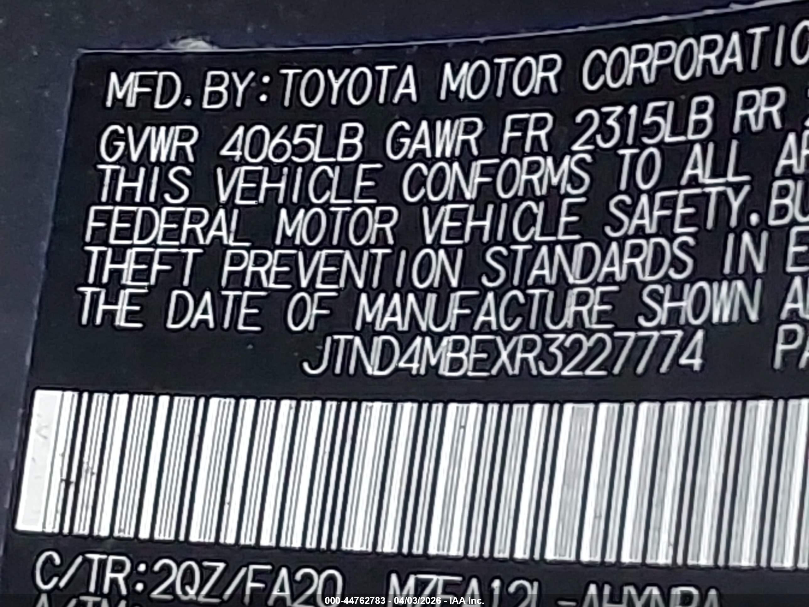 TOYOTA COROLLA image 9
