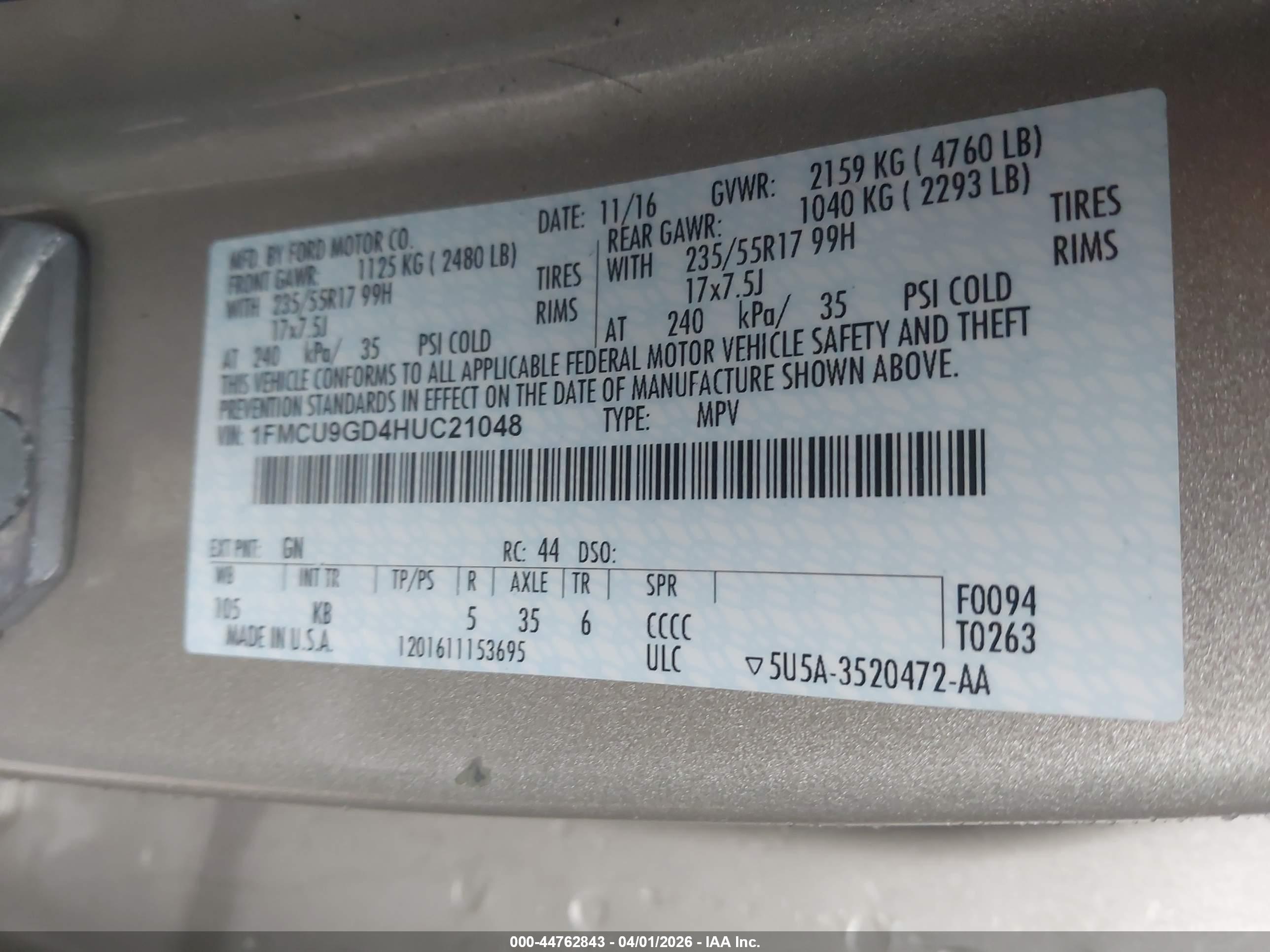 FORD ESCAPE image 9