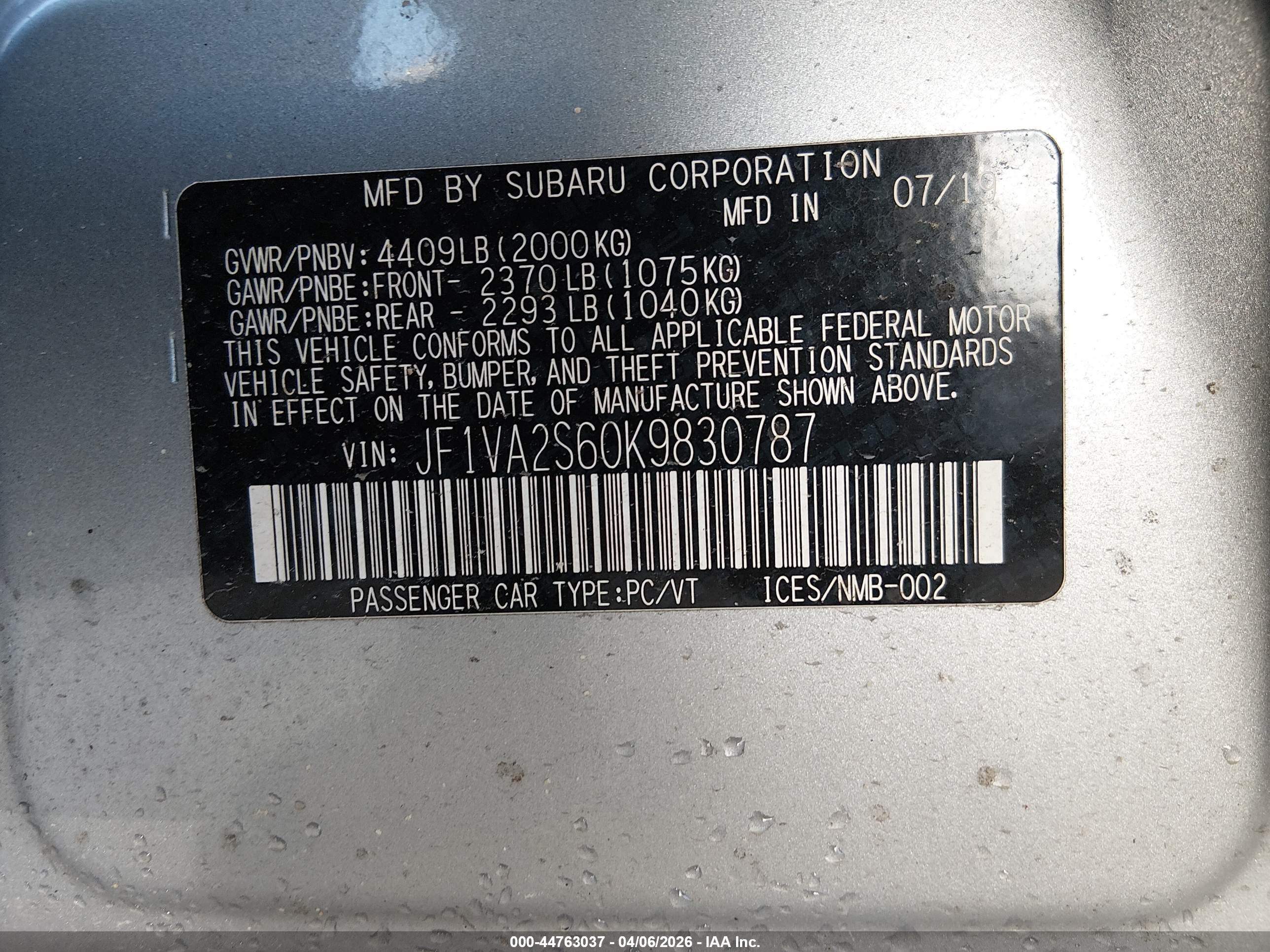 SUBARU WRX image 9