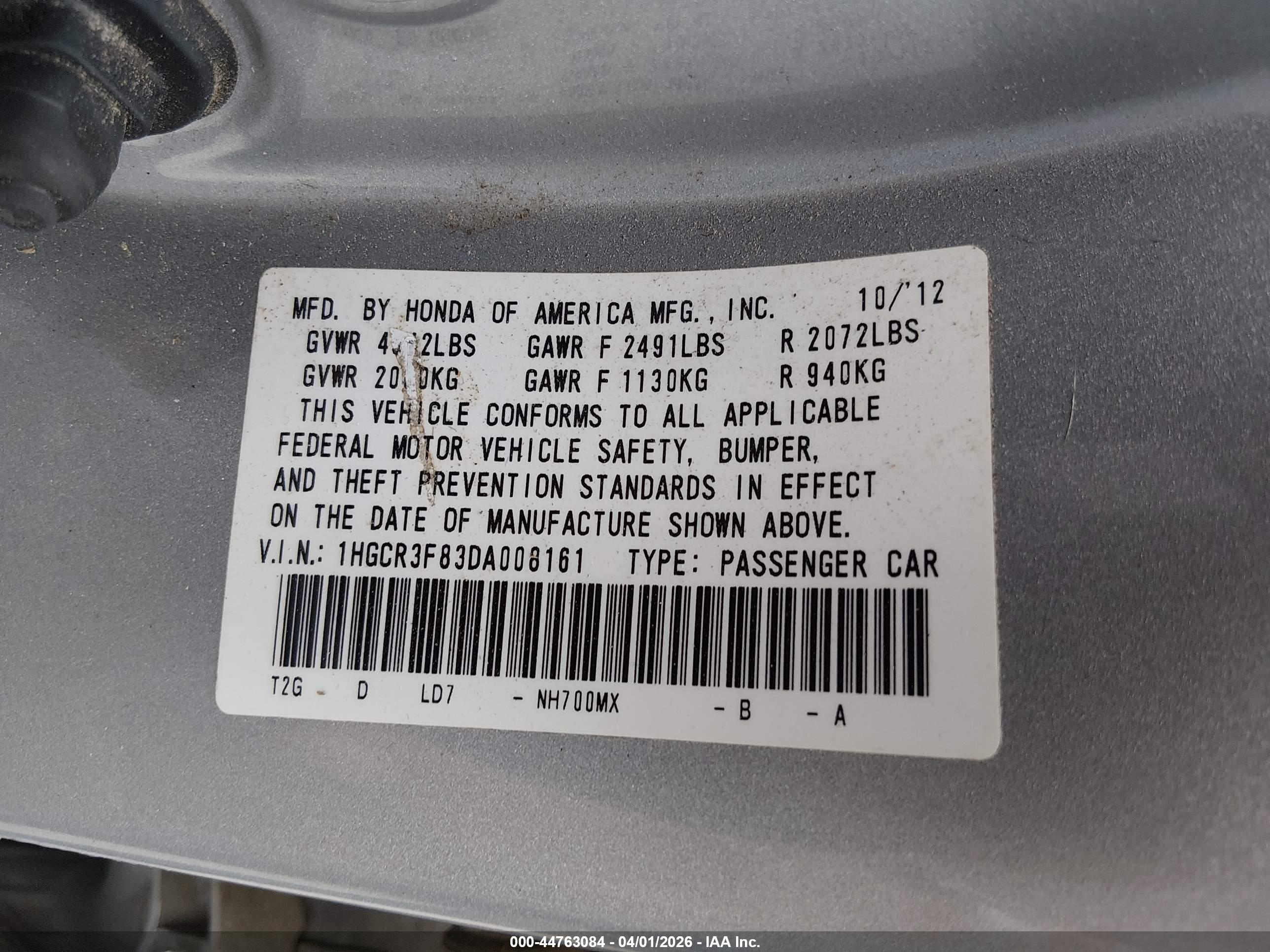 HONDA ACCORD image 9