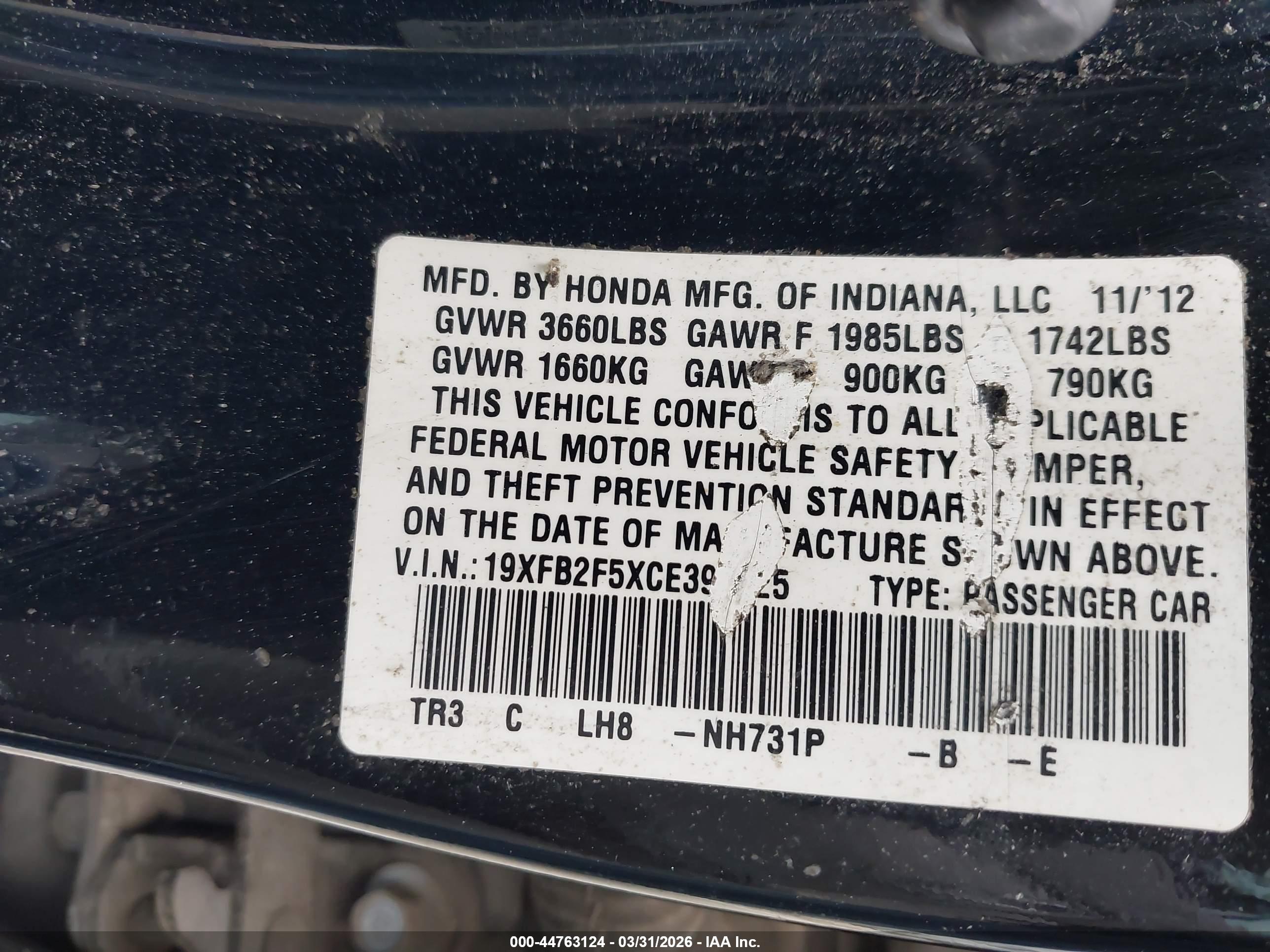 HONDA CIVIC image 9