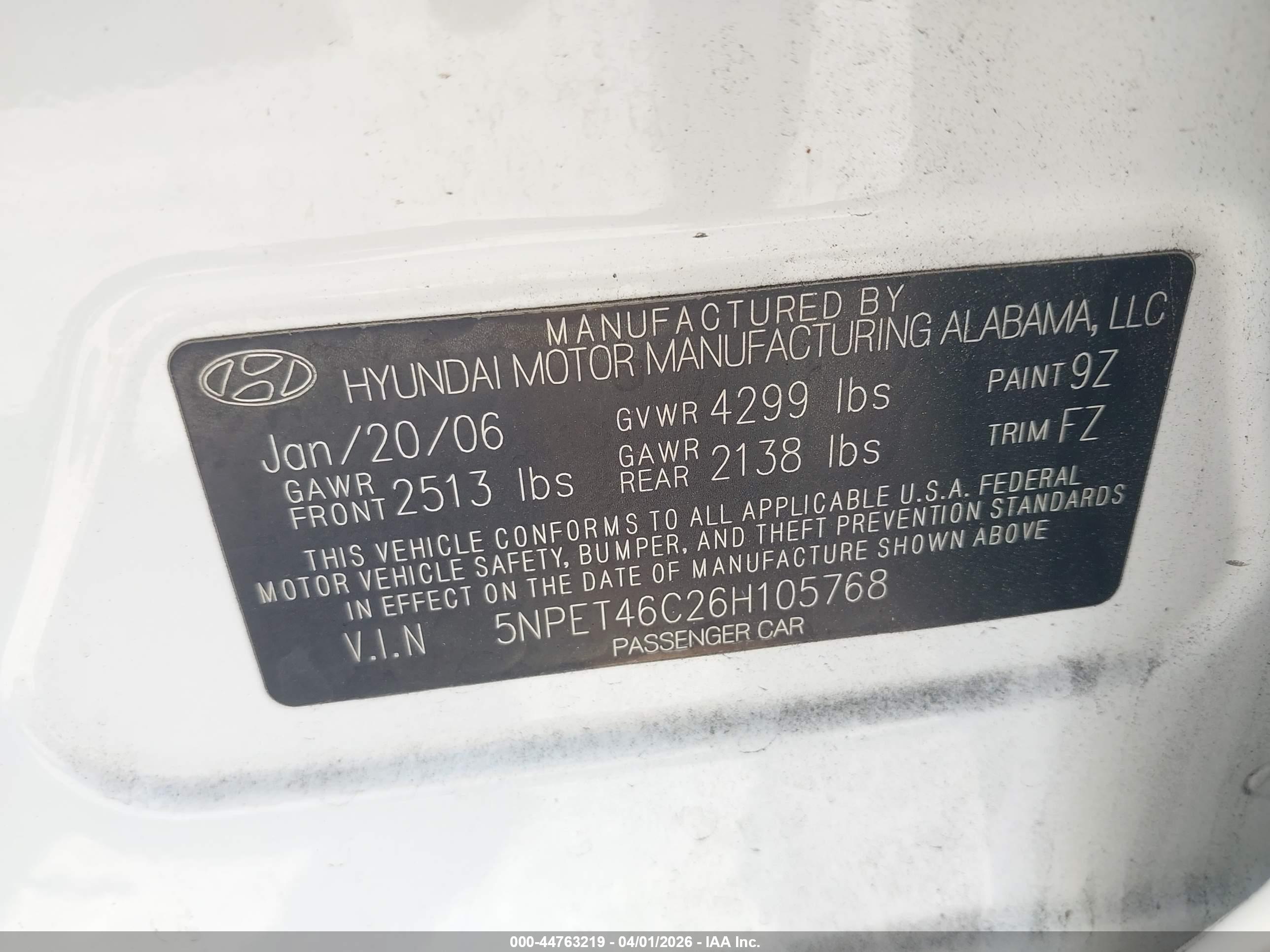 HYUNDAI SONATA image 9