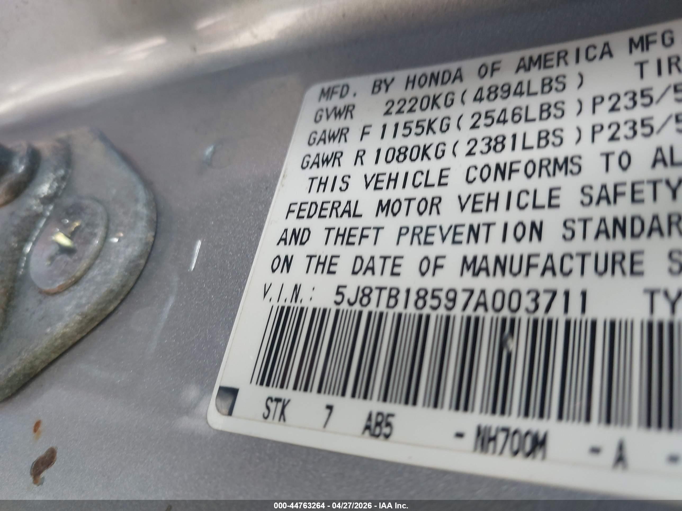 ACURA RDX image 9