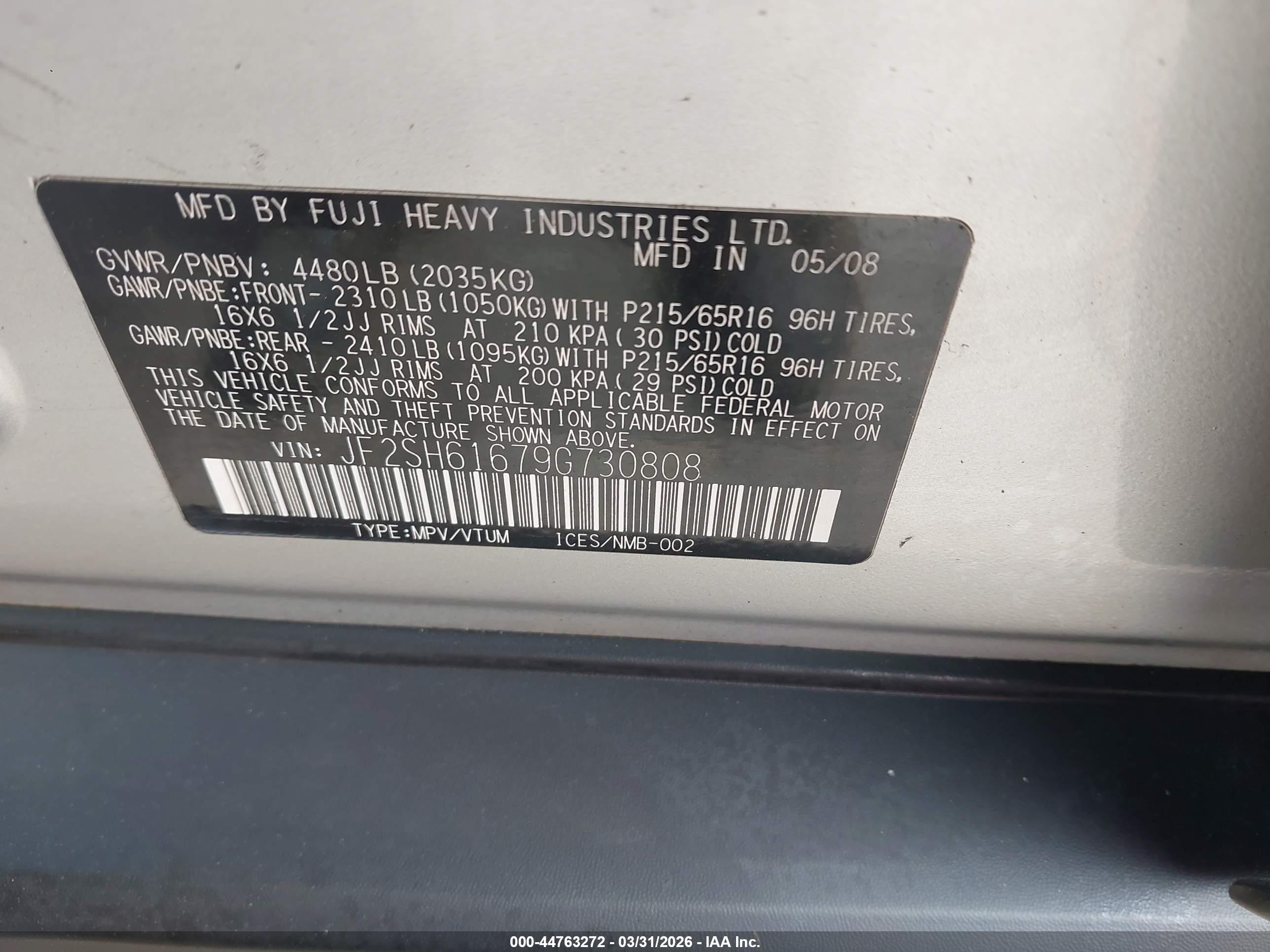 SUBARU FORESTER image 9