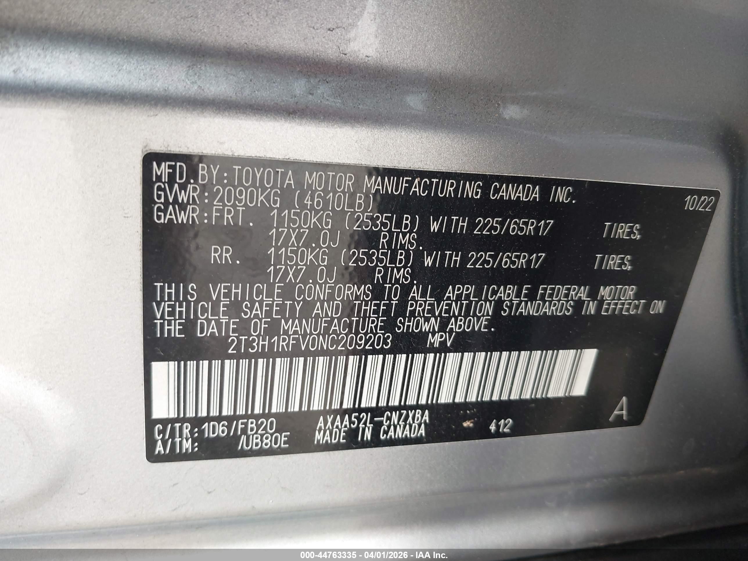 TOYOTA RAV4 image 9