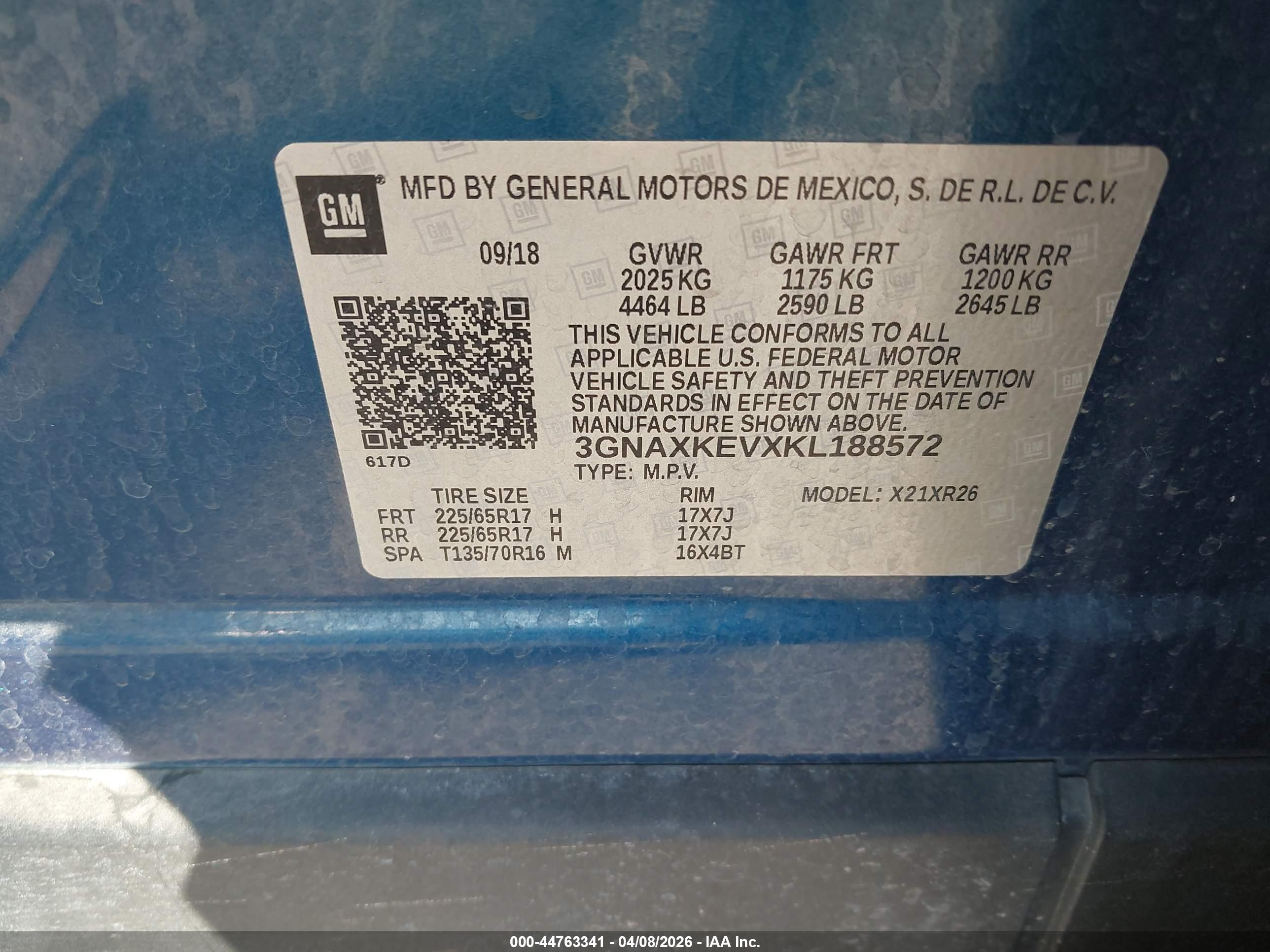 CHEVROLET EQUINOX image 9