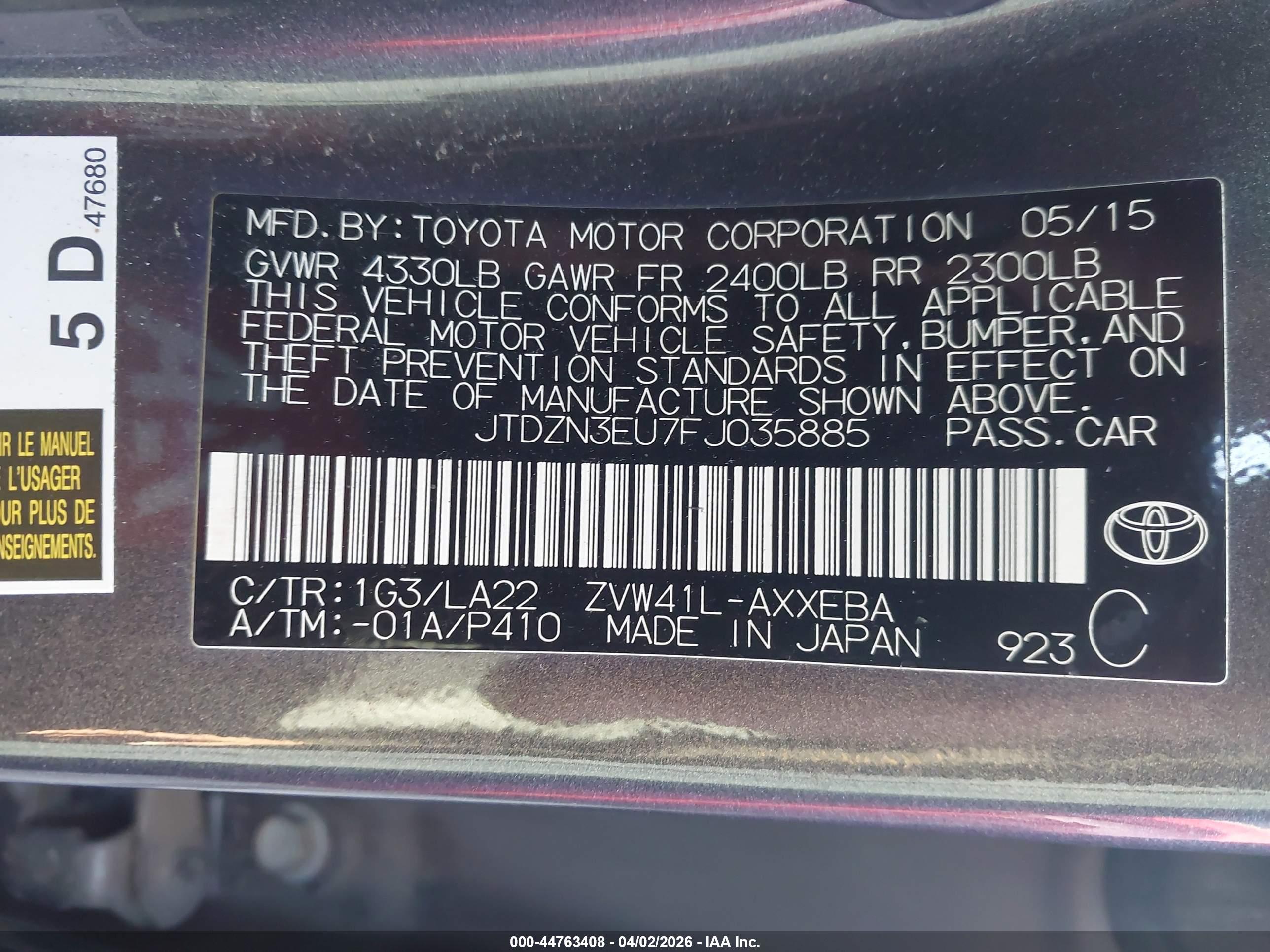 TOYOTA PRIUS image 9