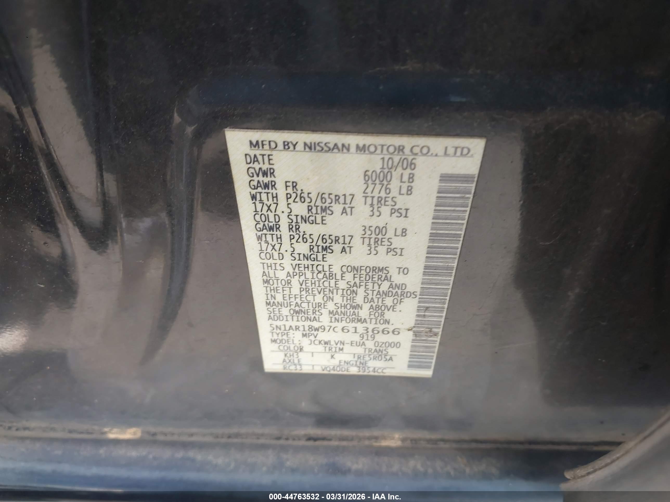 NISSAN PATHFINDER image 9