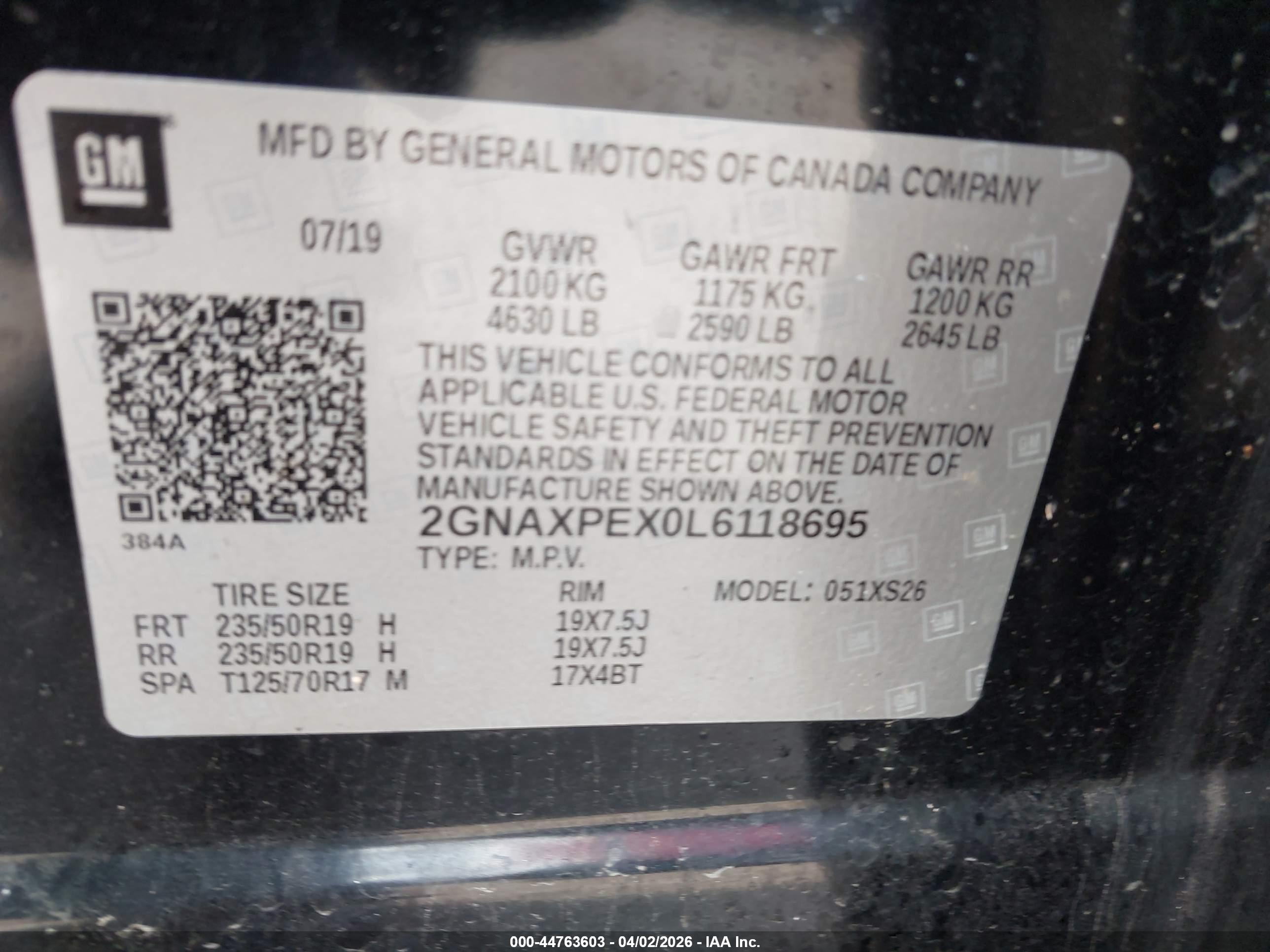 CHEVROLET EQUINOX image 9