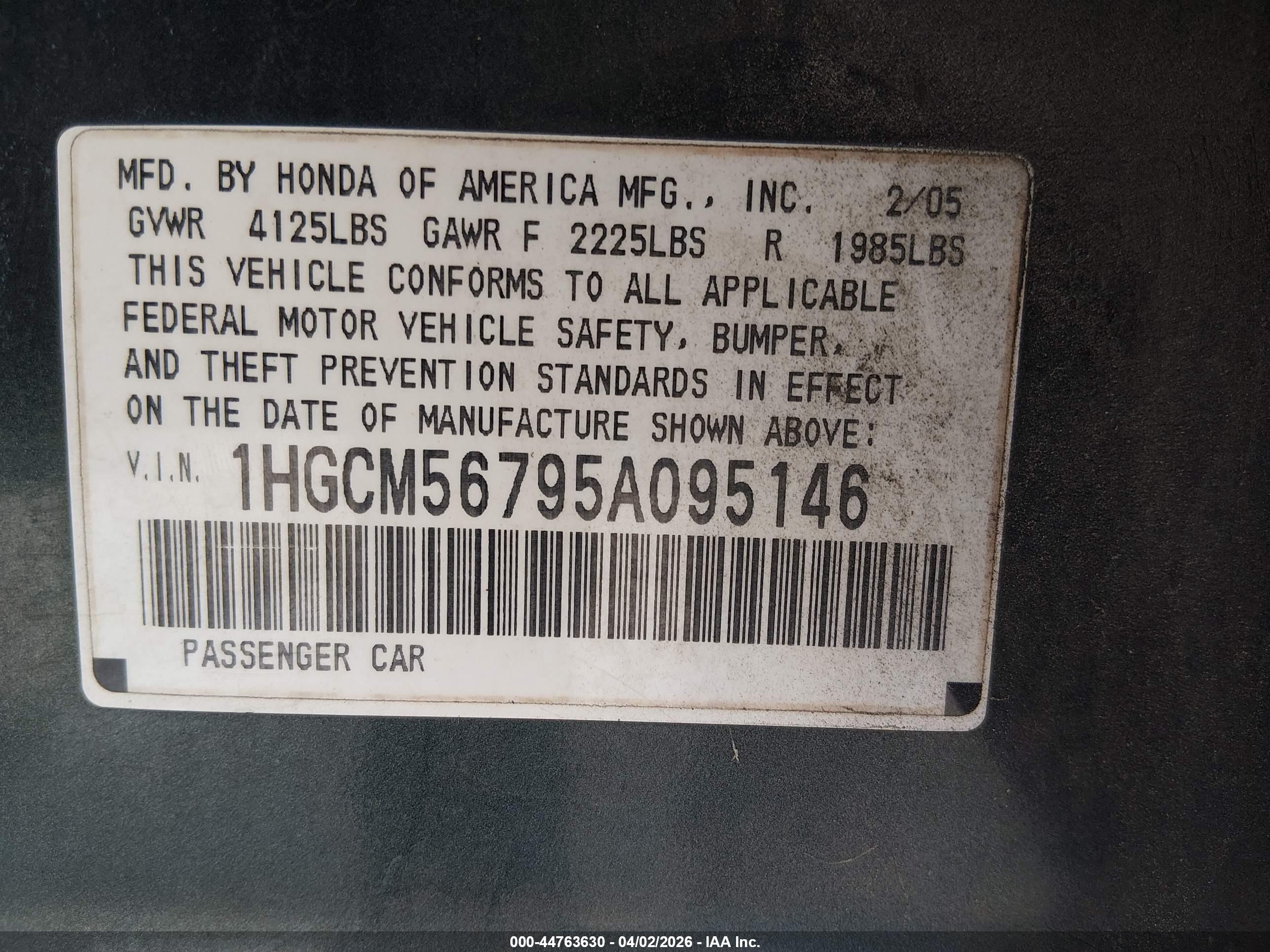 HONDA ACCORD image 9