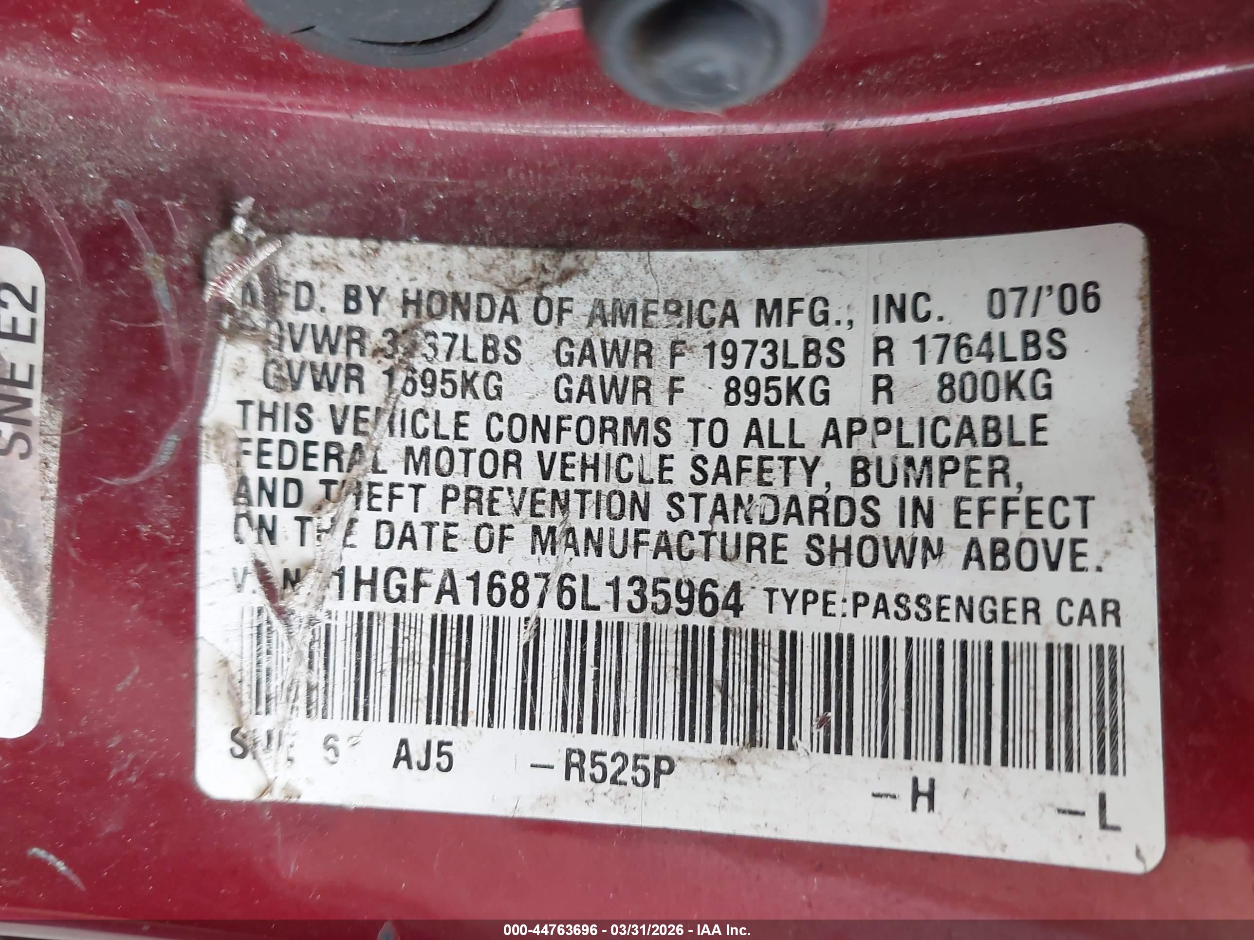 HONDA CIVIC image 9