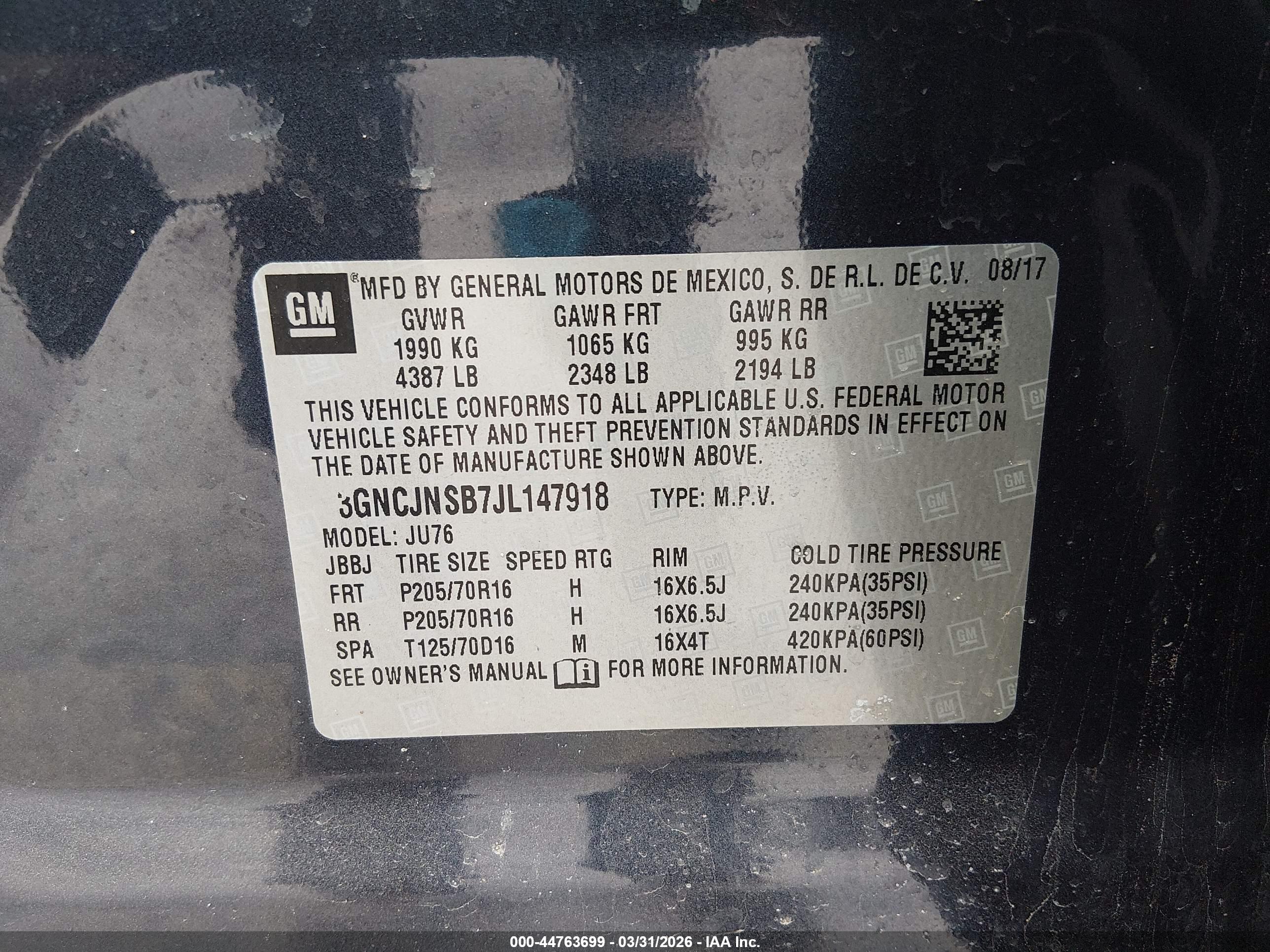 CHEVROLET TRAX image 9