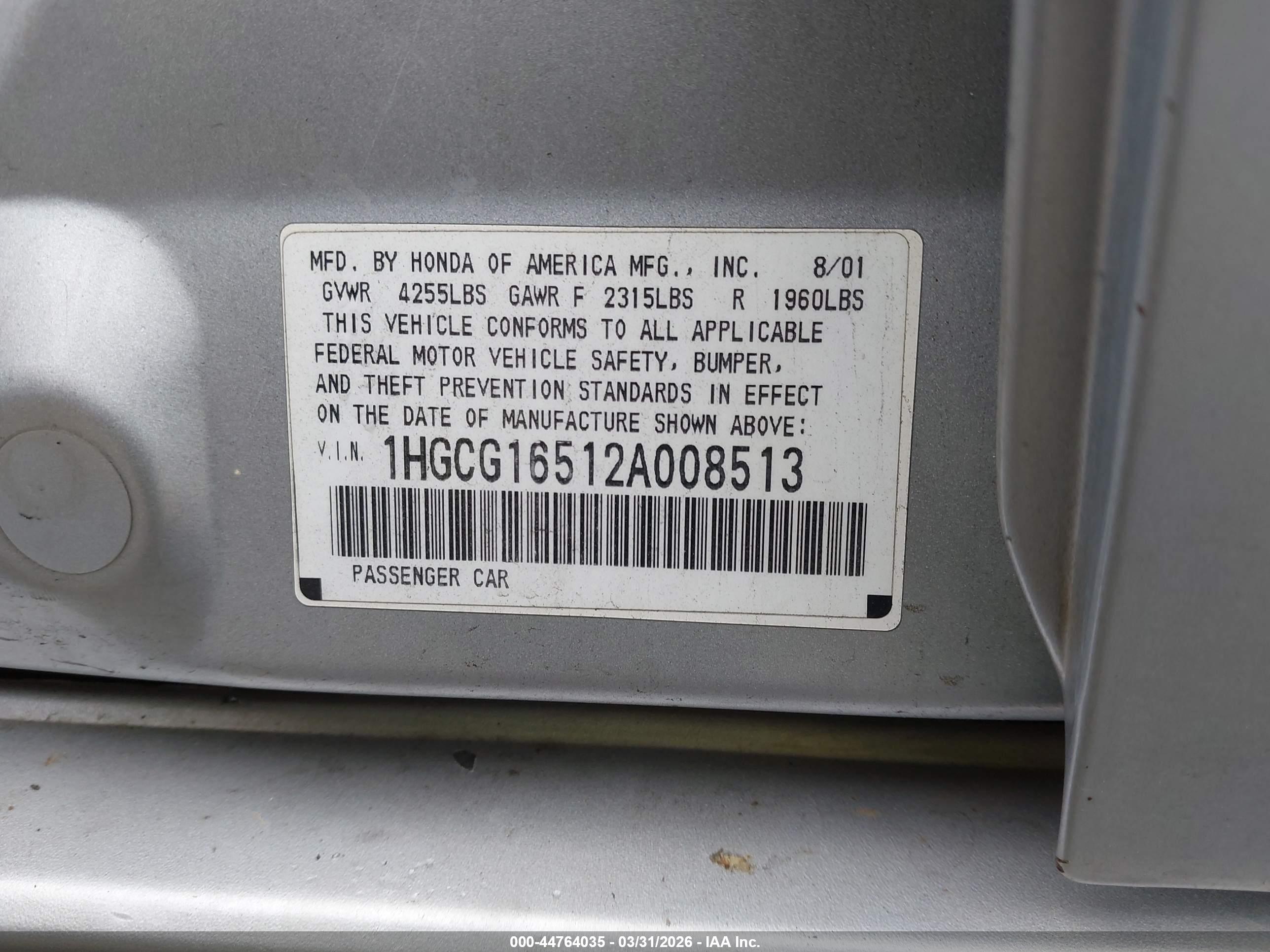 HONDA ACCORD image 9