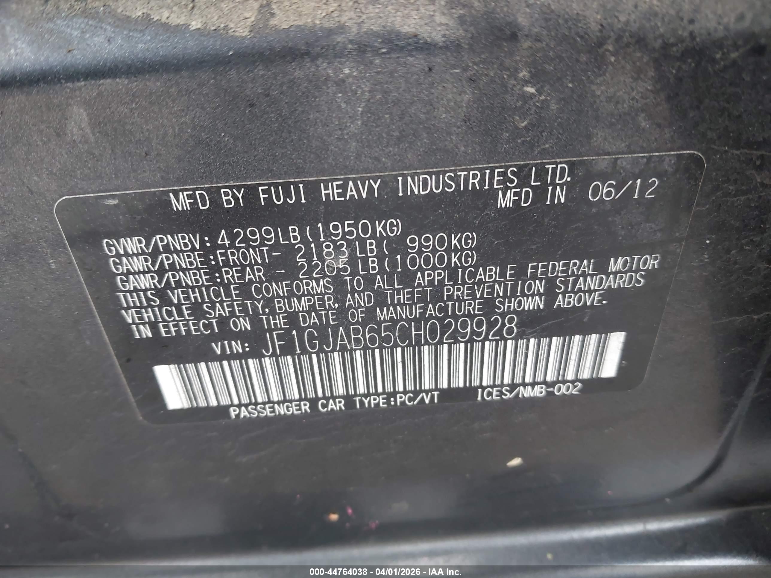 SUBARU IMPREZA image 9