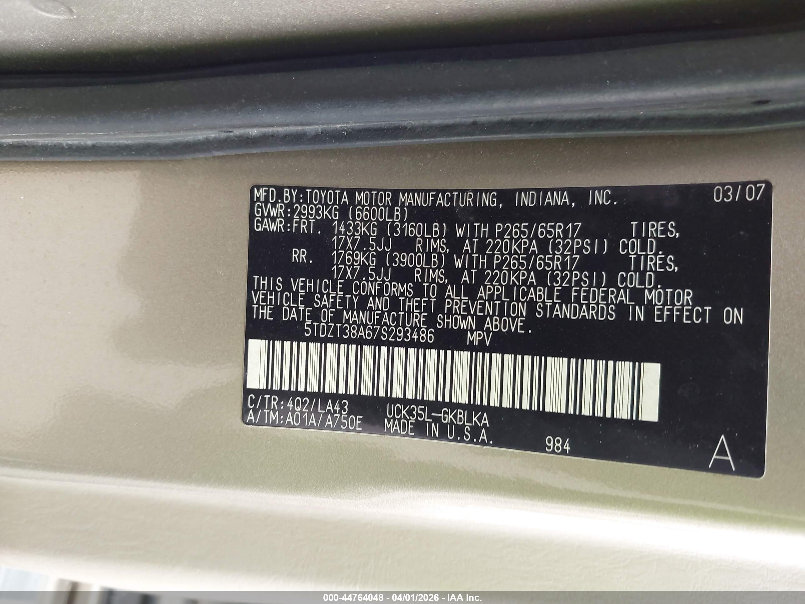 TOYOTA SEQUOIA image 9
