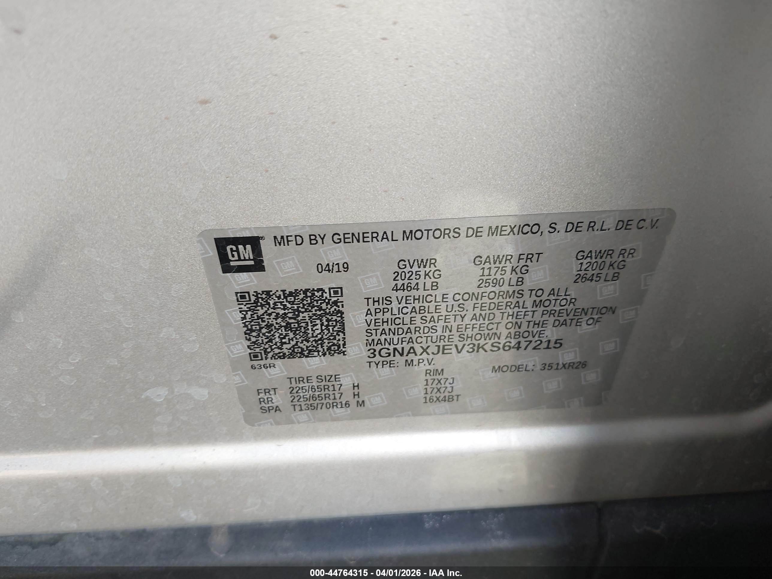 CHEVROLET EQUINOX image 9