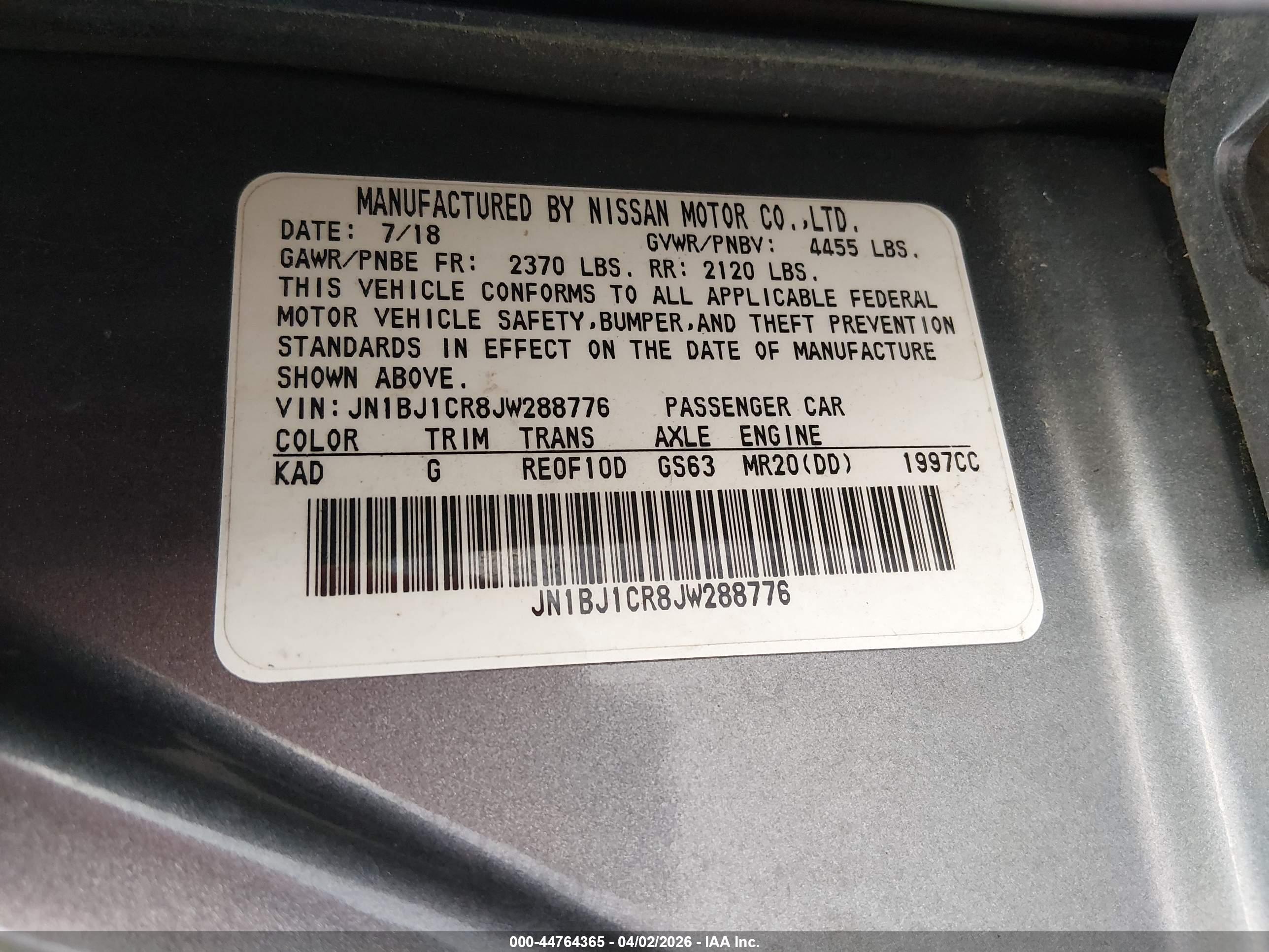 NISSAN ROGUE image 9