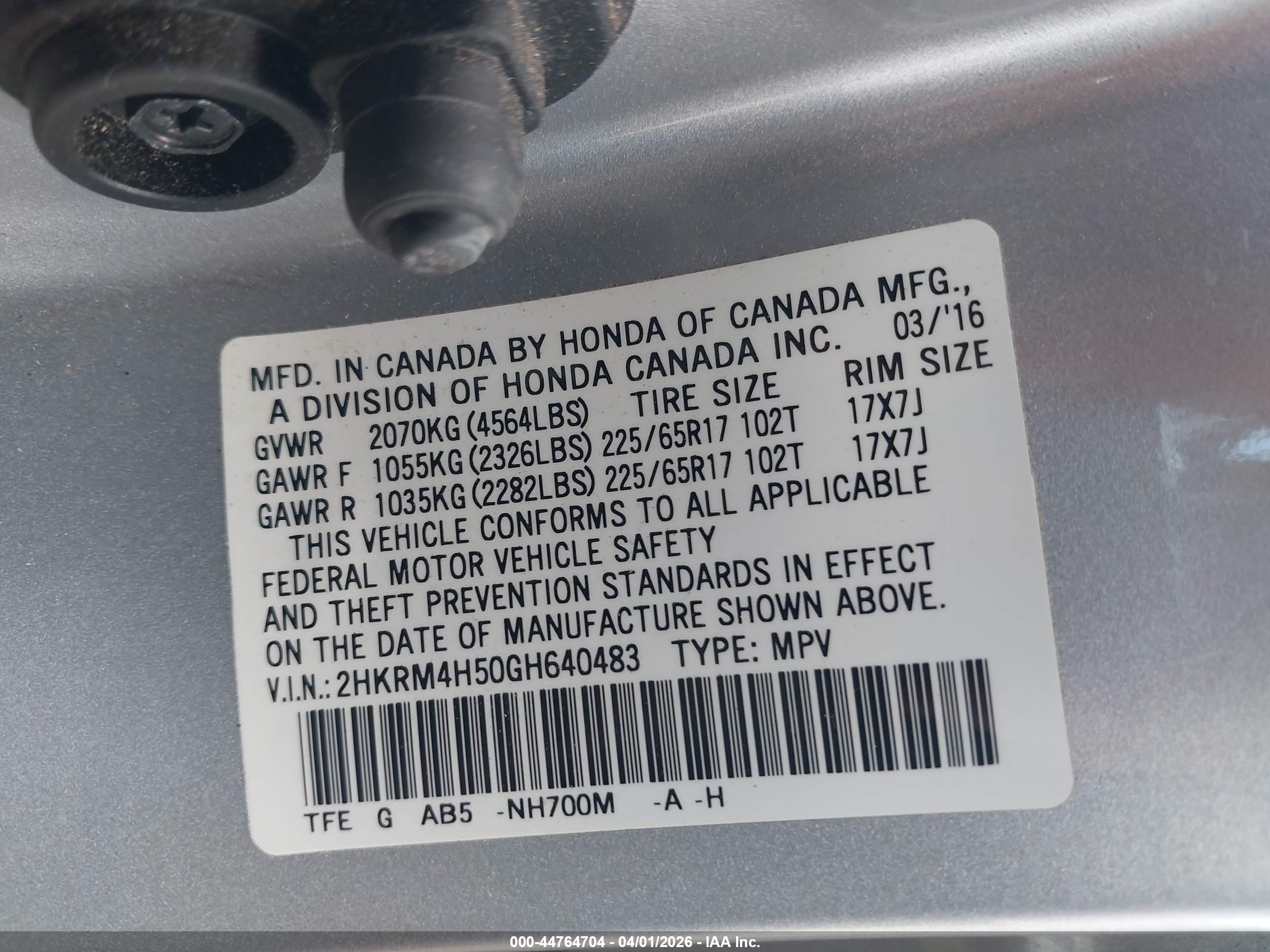 HONDA CR-V image 9