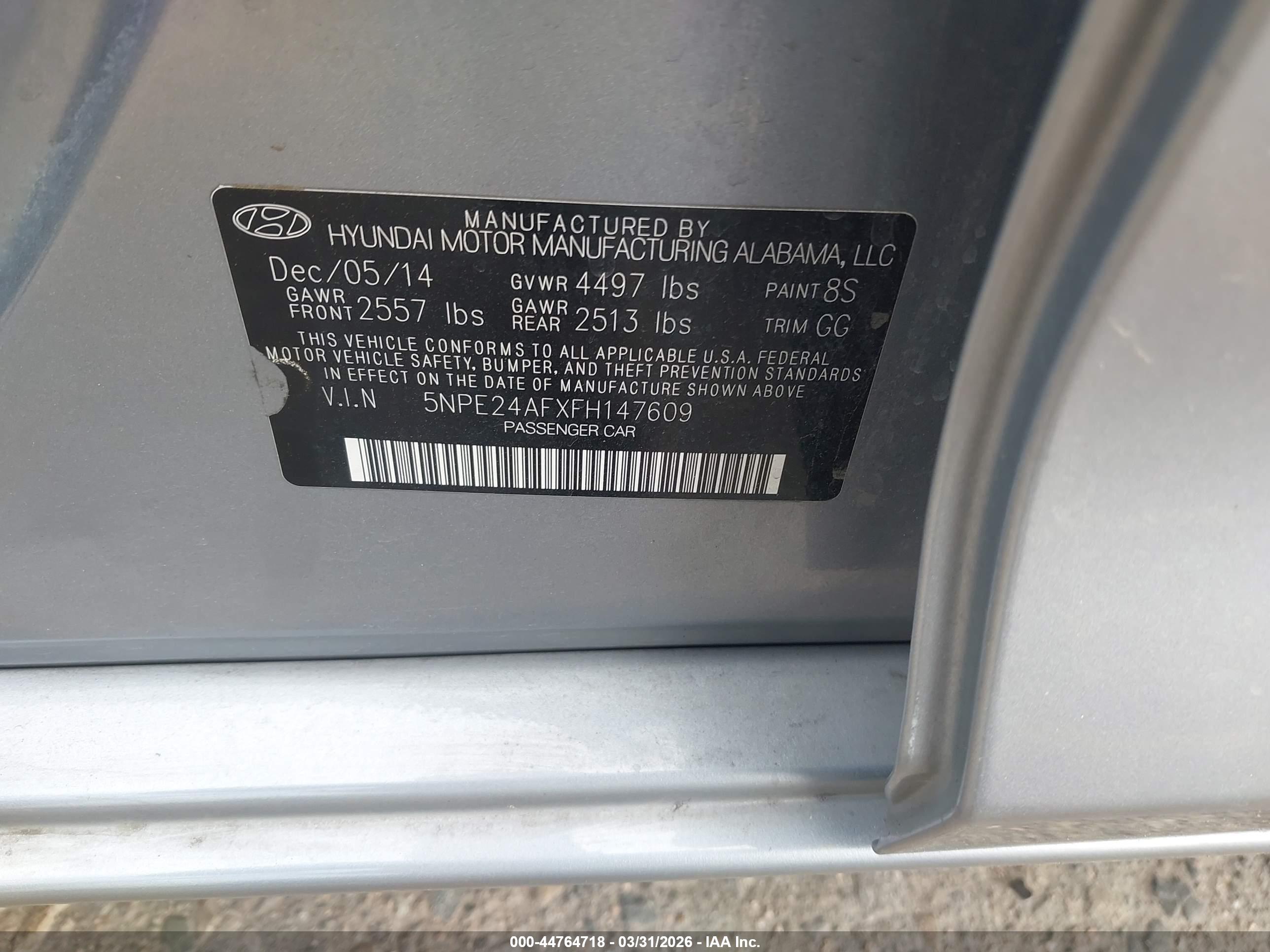 HYUNDAI SONATA image 9