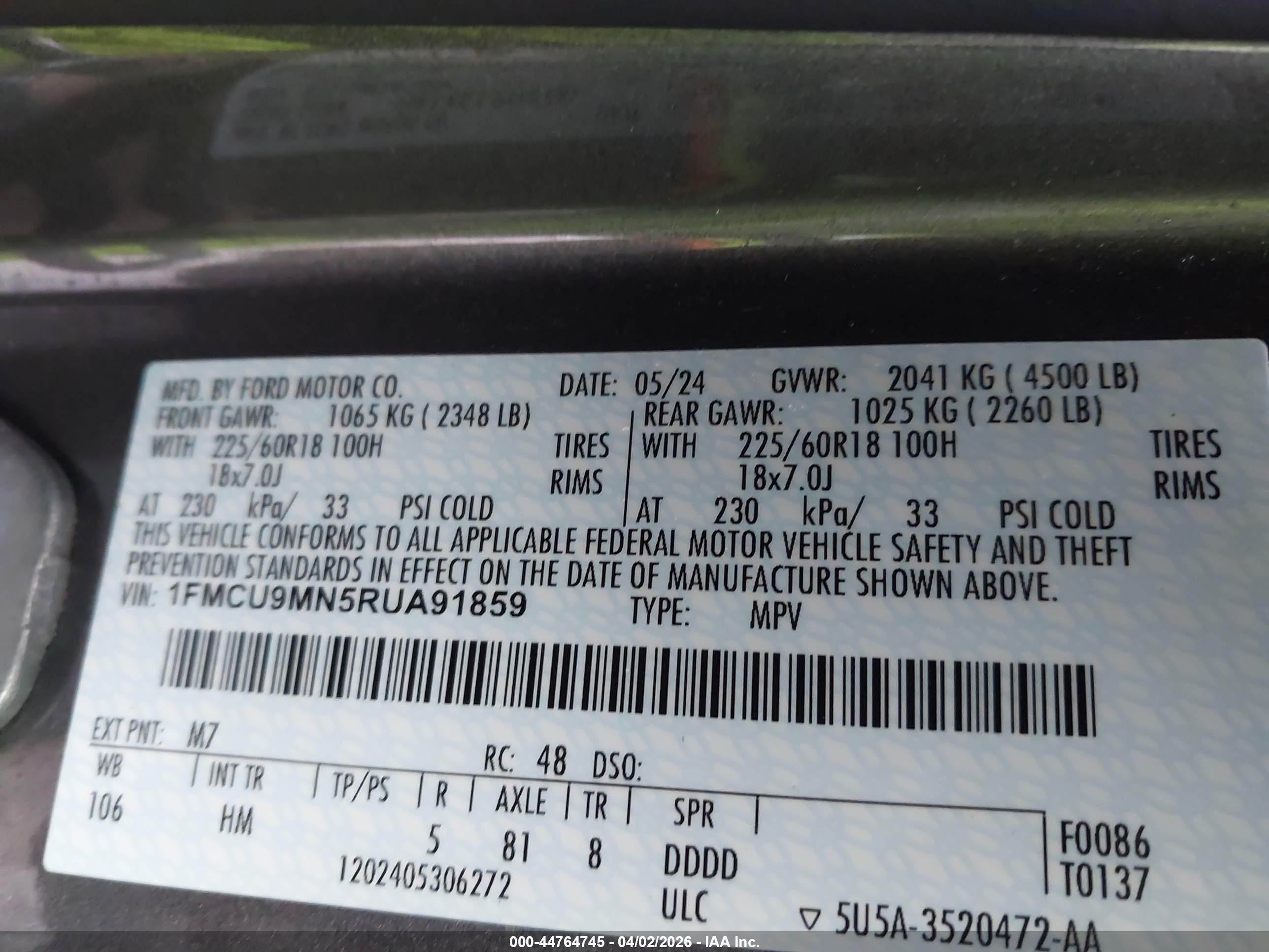 FORD ESCAPE image 9