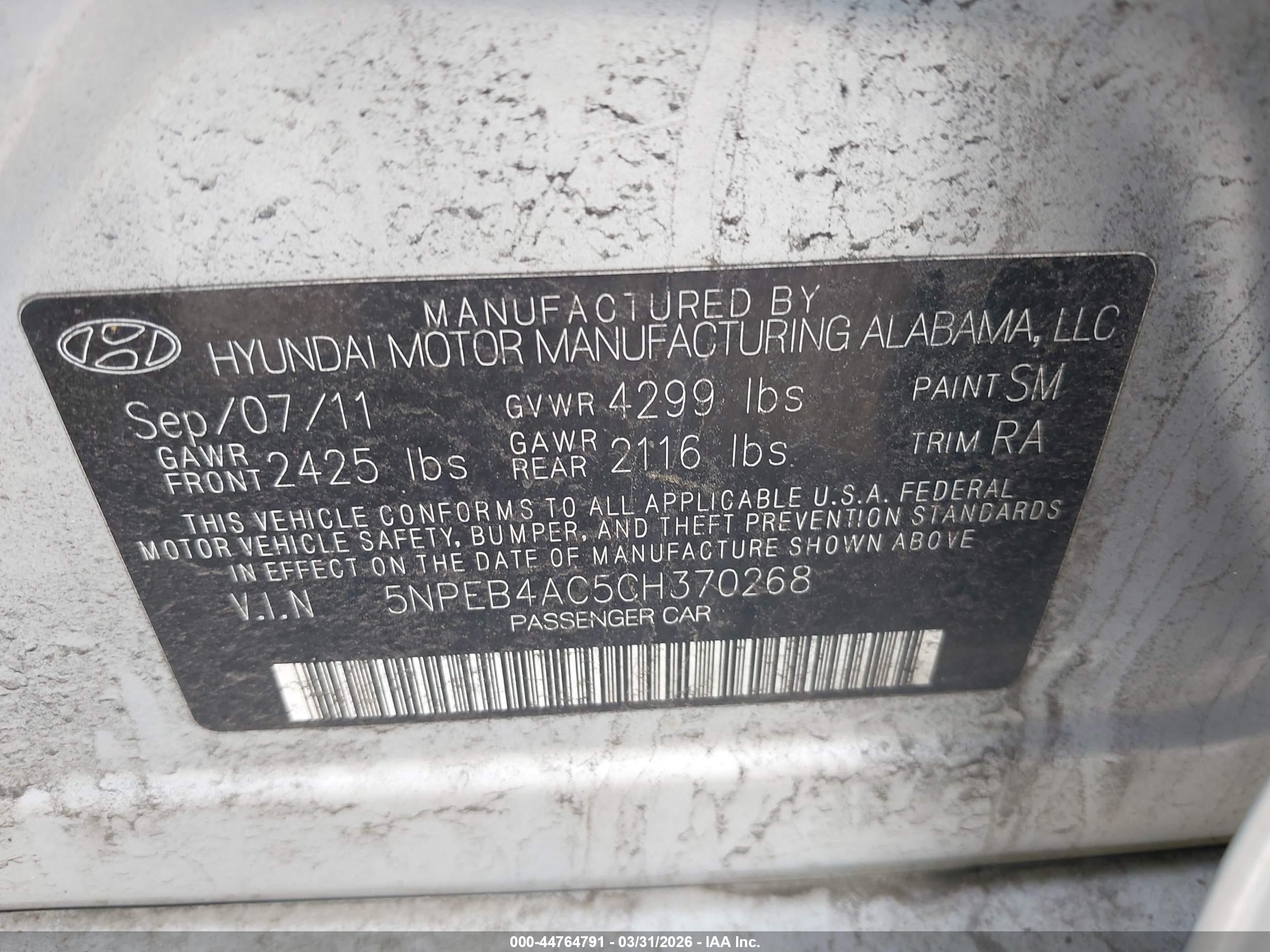 HYUNDAI SONATA image 9