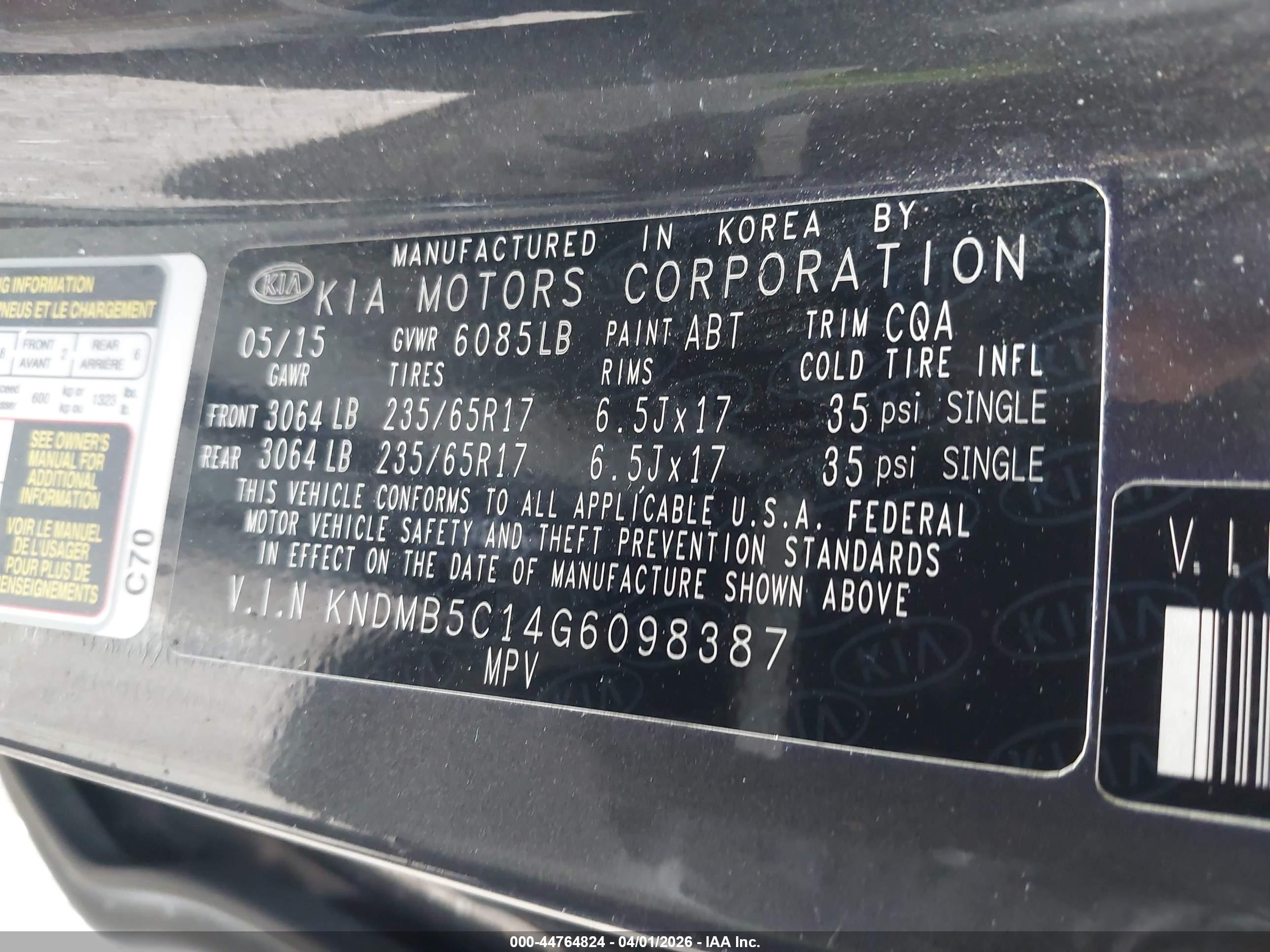 KIA SEDONA image 9