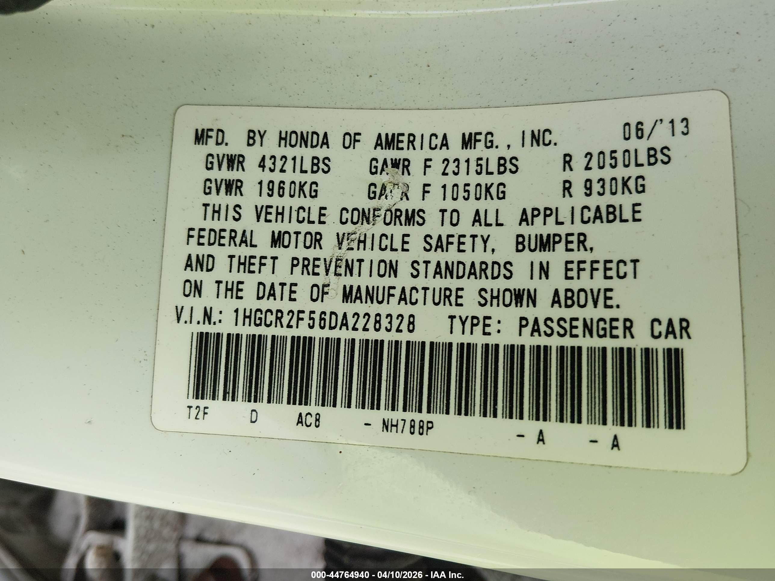 HONDA ACCORD image 9