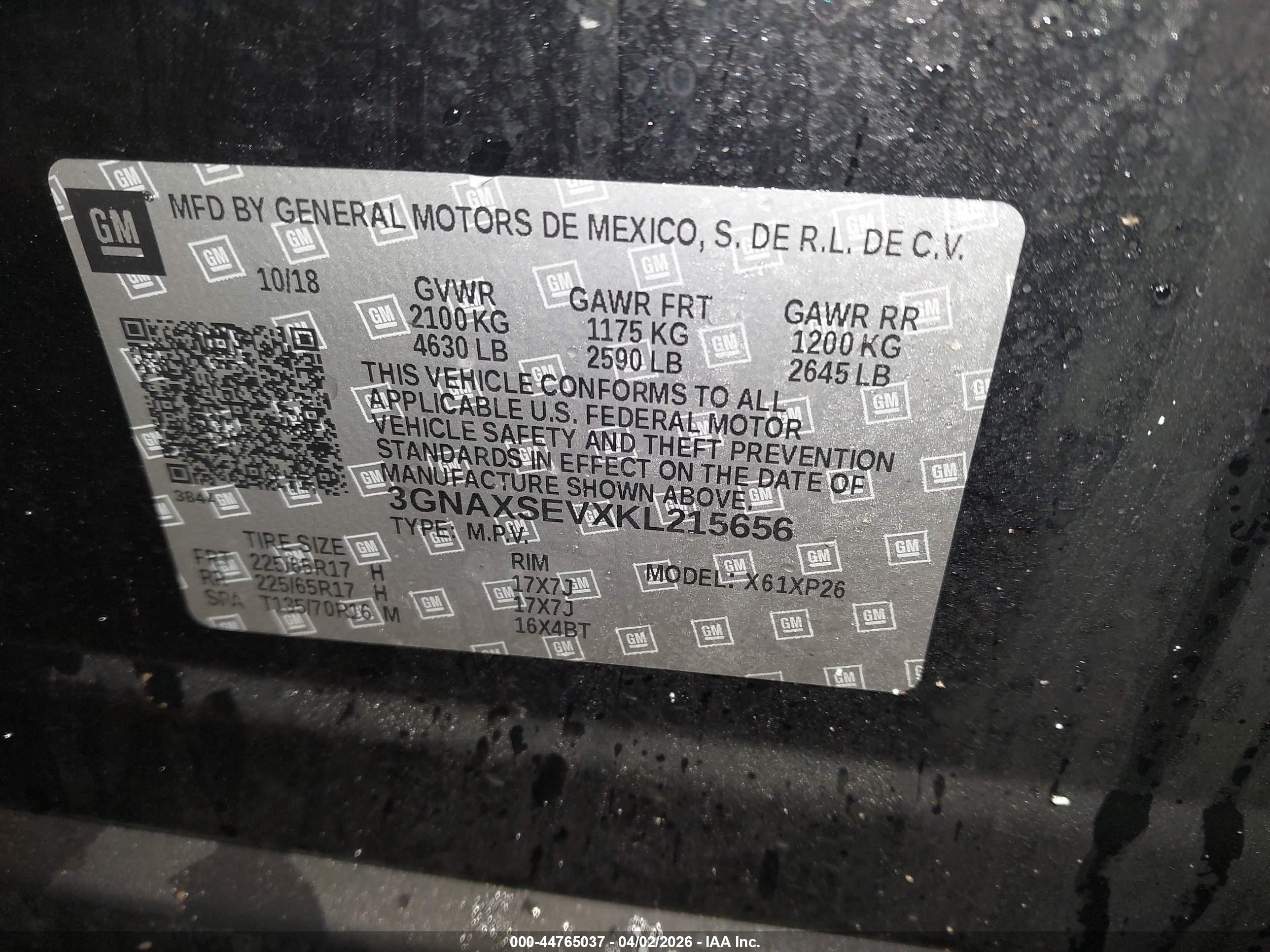 CHEVROLET EQUINOX image 9