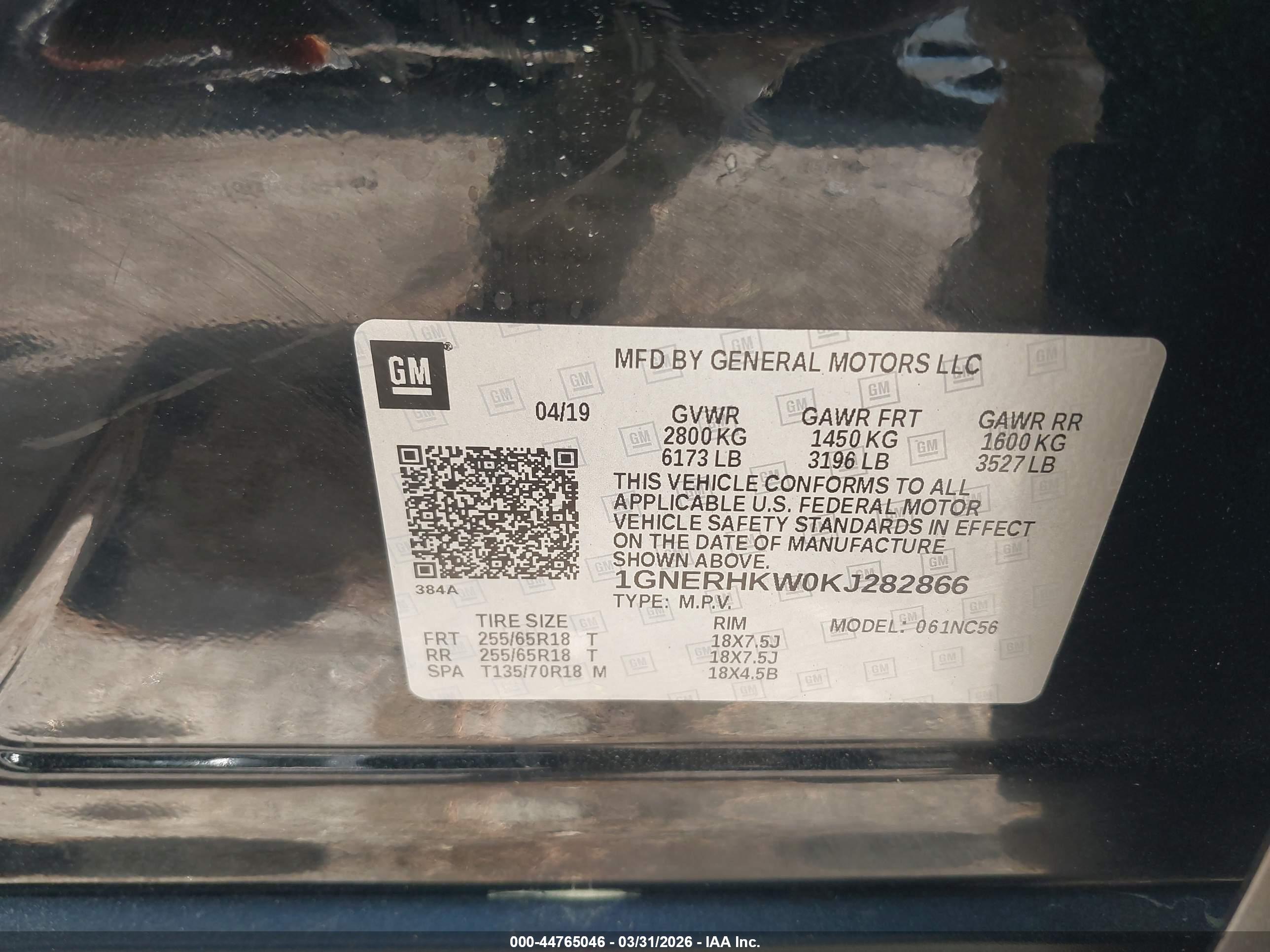 CHEVROLET TRAVERSE image 9