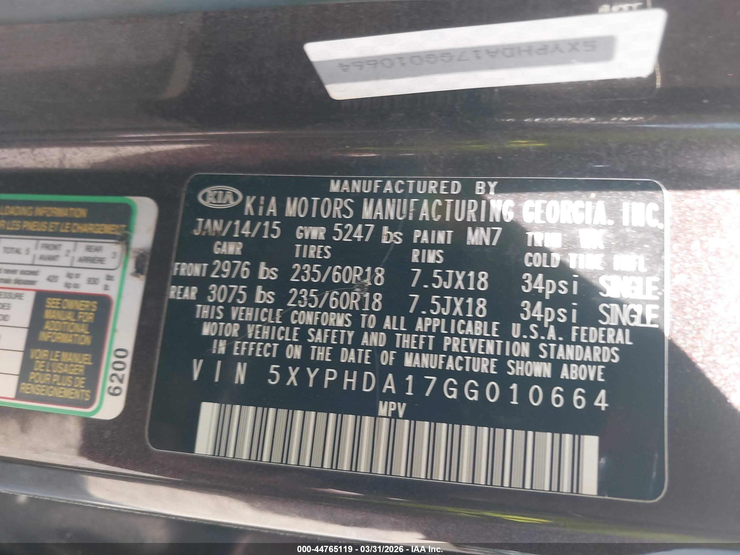 KIA SORENTO image 9