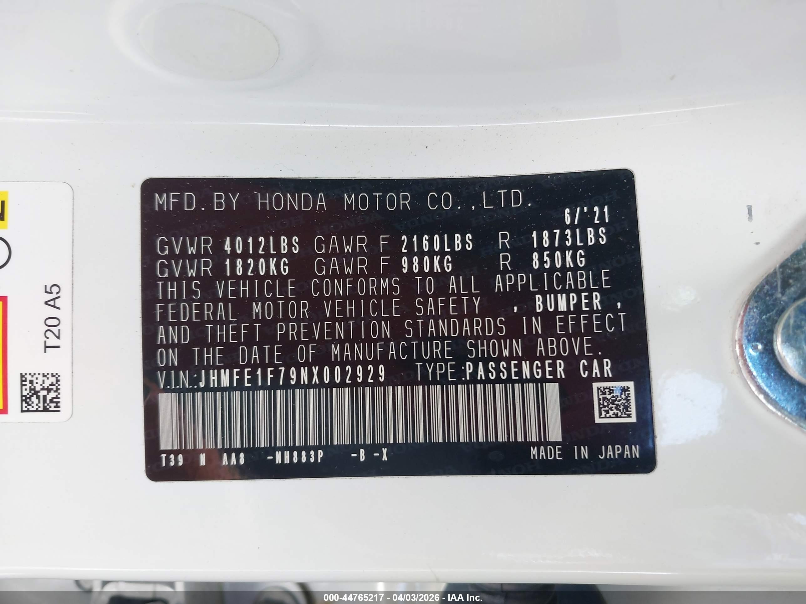 HONDA CIVIC image 9