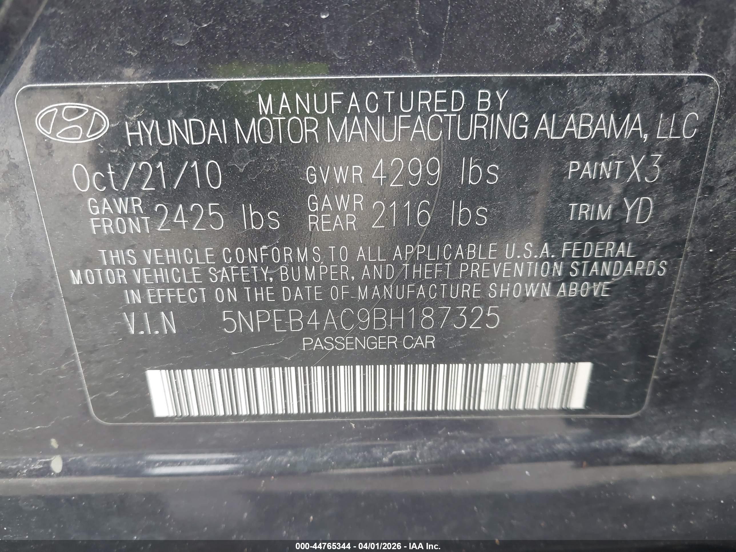 HYUNDAI SONATA image 9