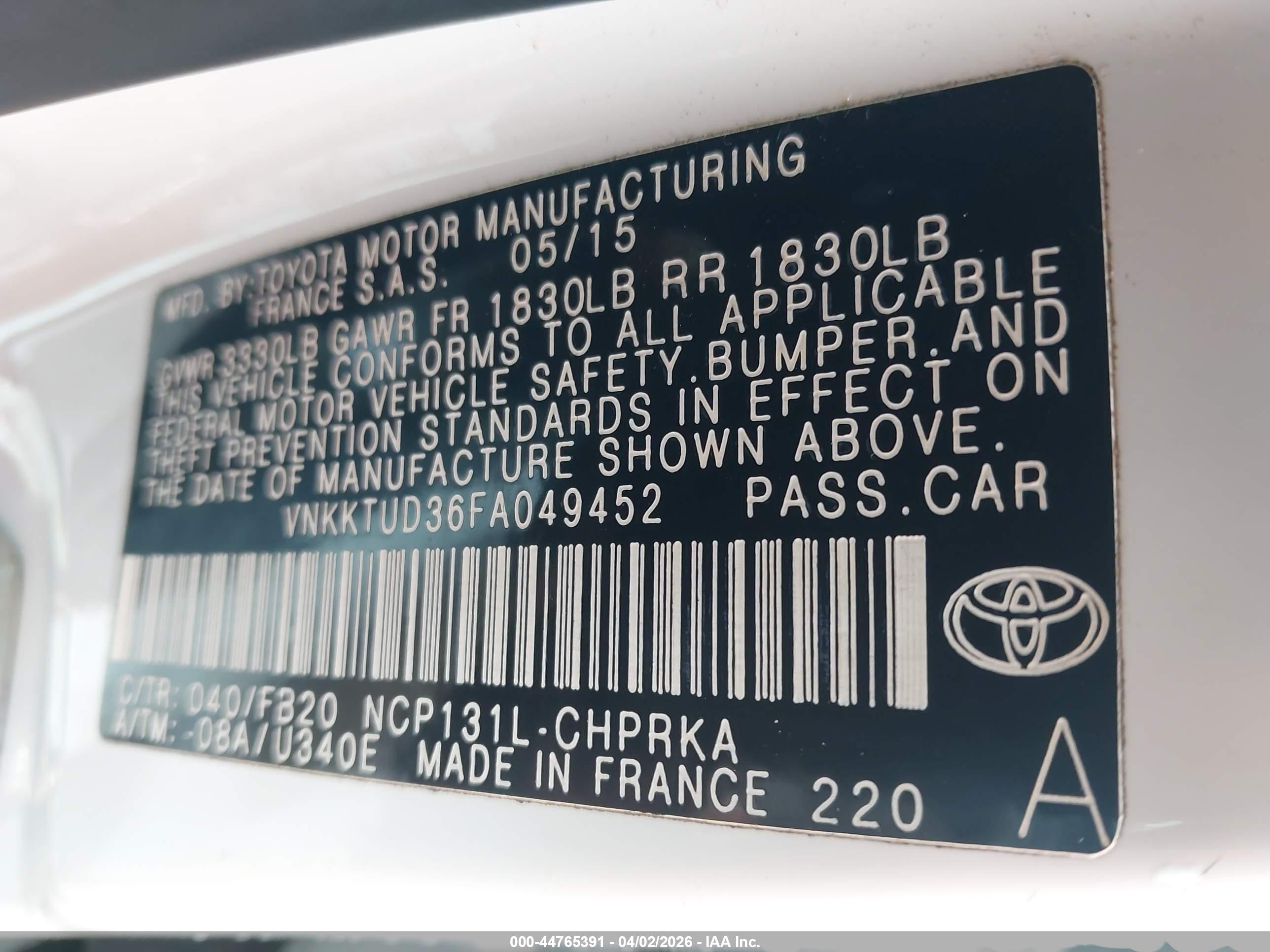 TOYOTA YARIS image 9