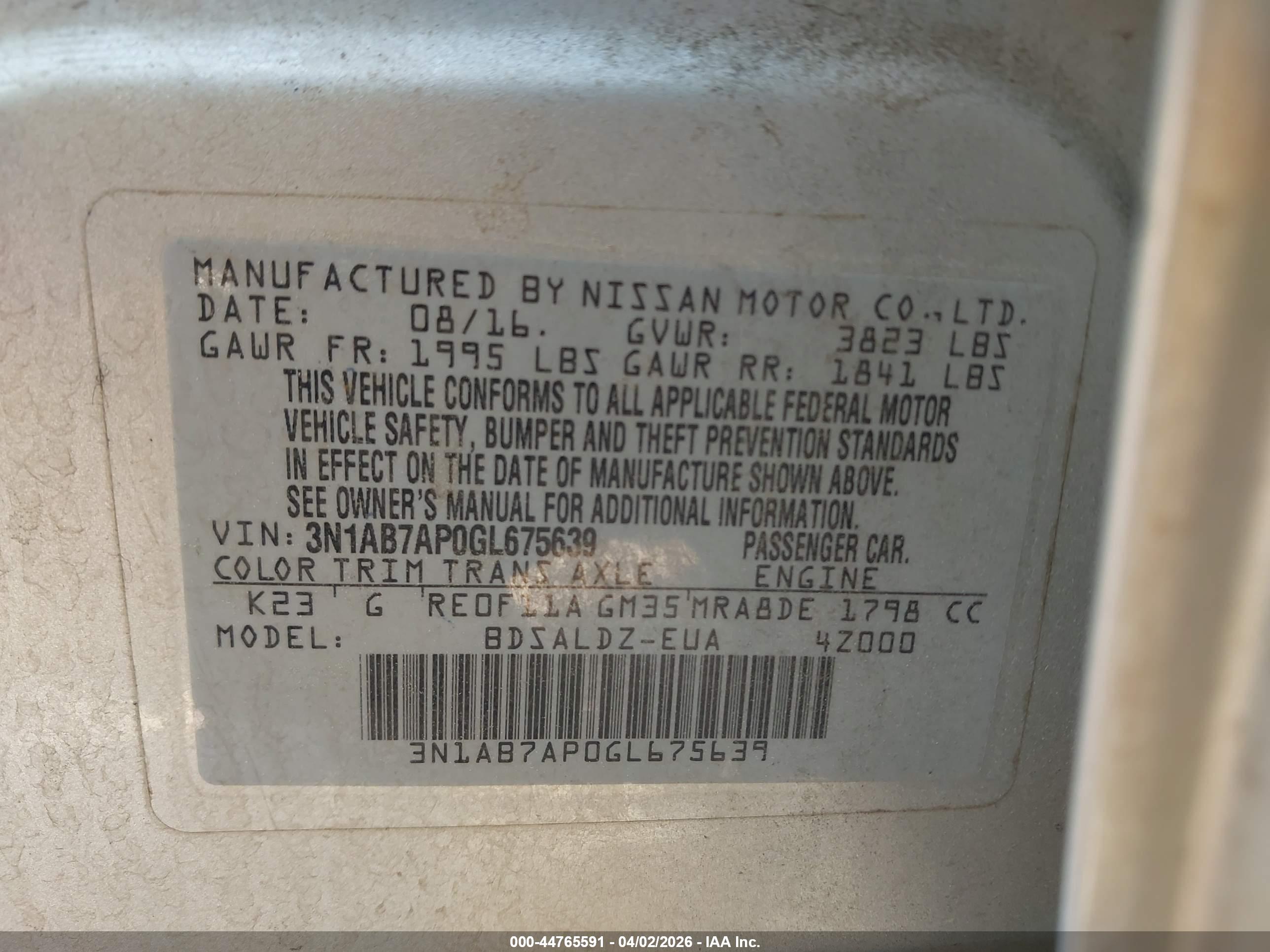 NISSAN SENTRA image 9