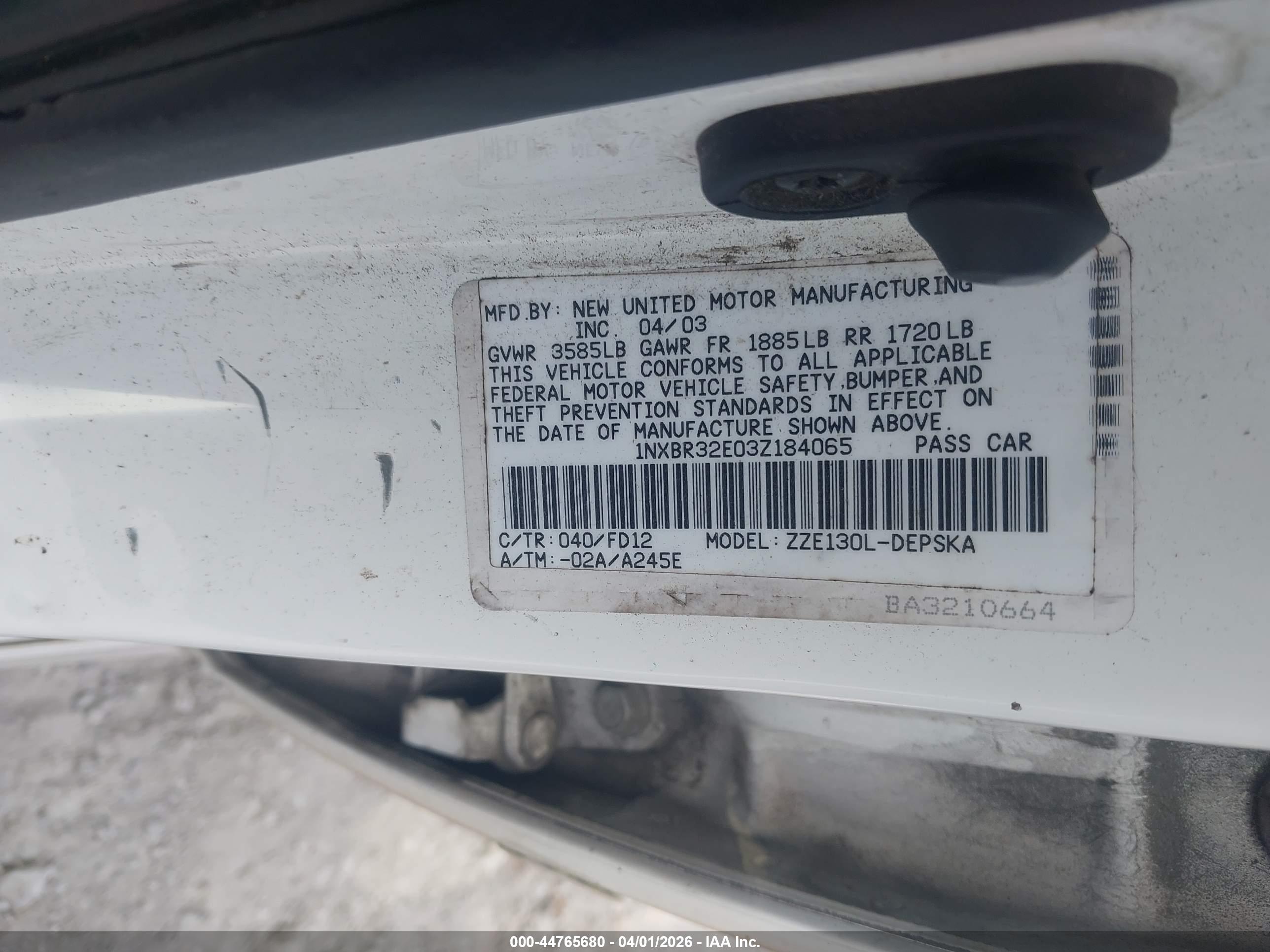 TOYOTA COROLLA image 9