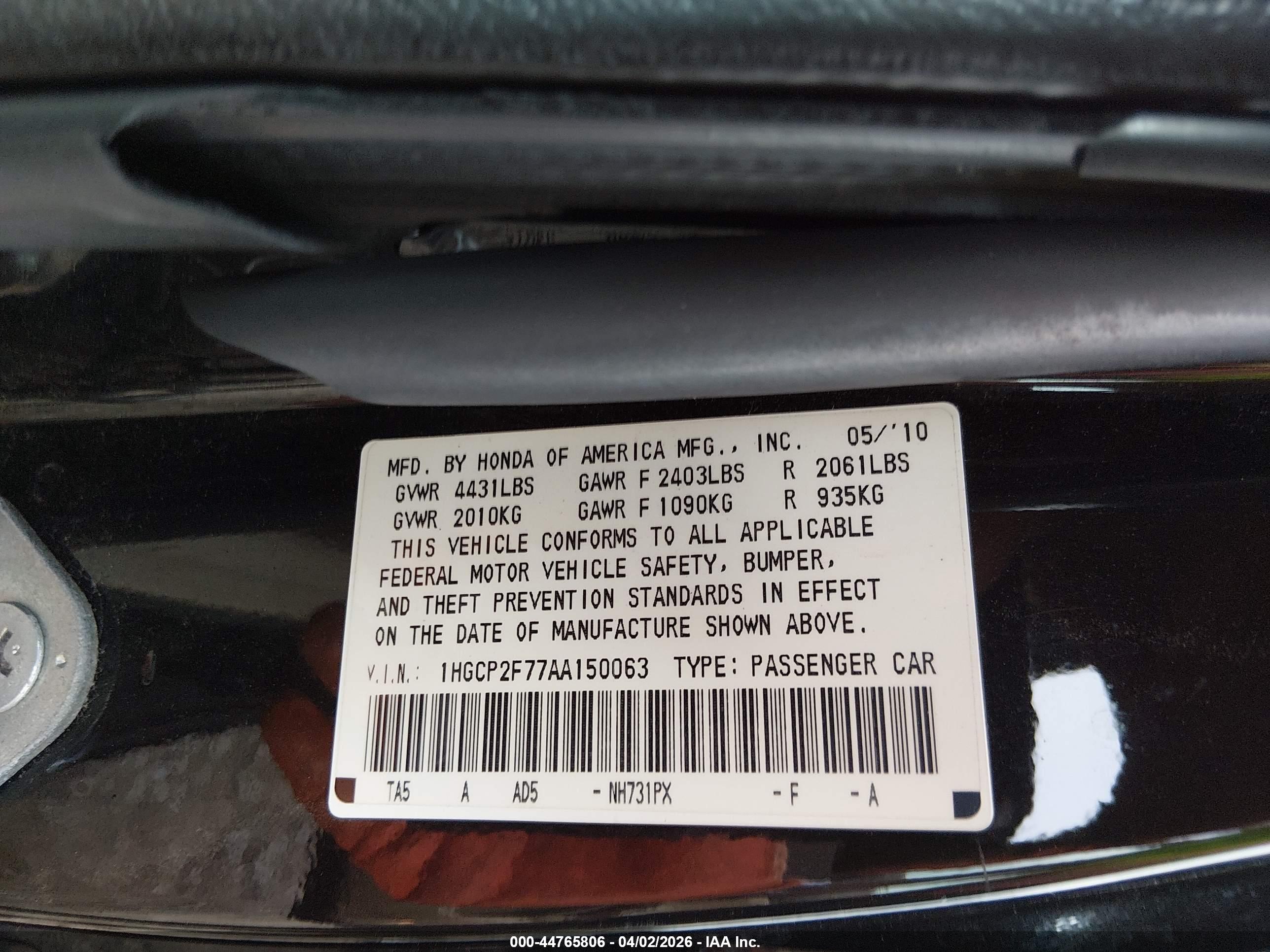 HONDA ACCORD image 9