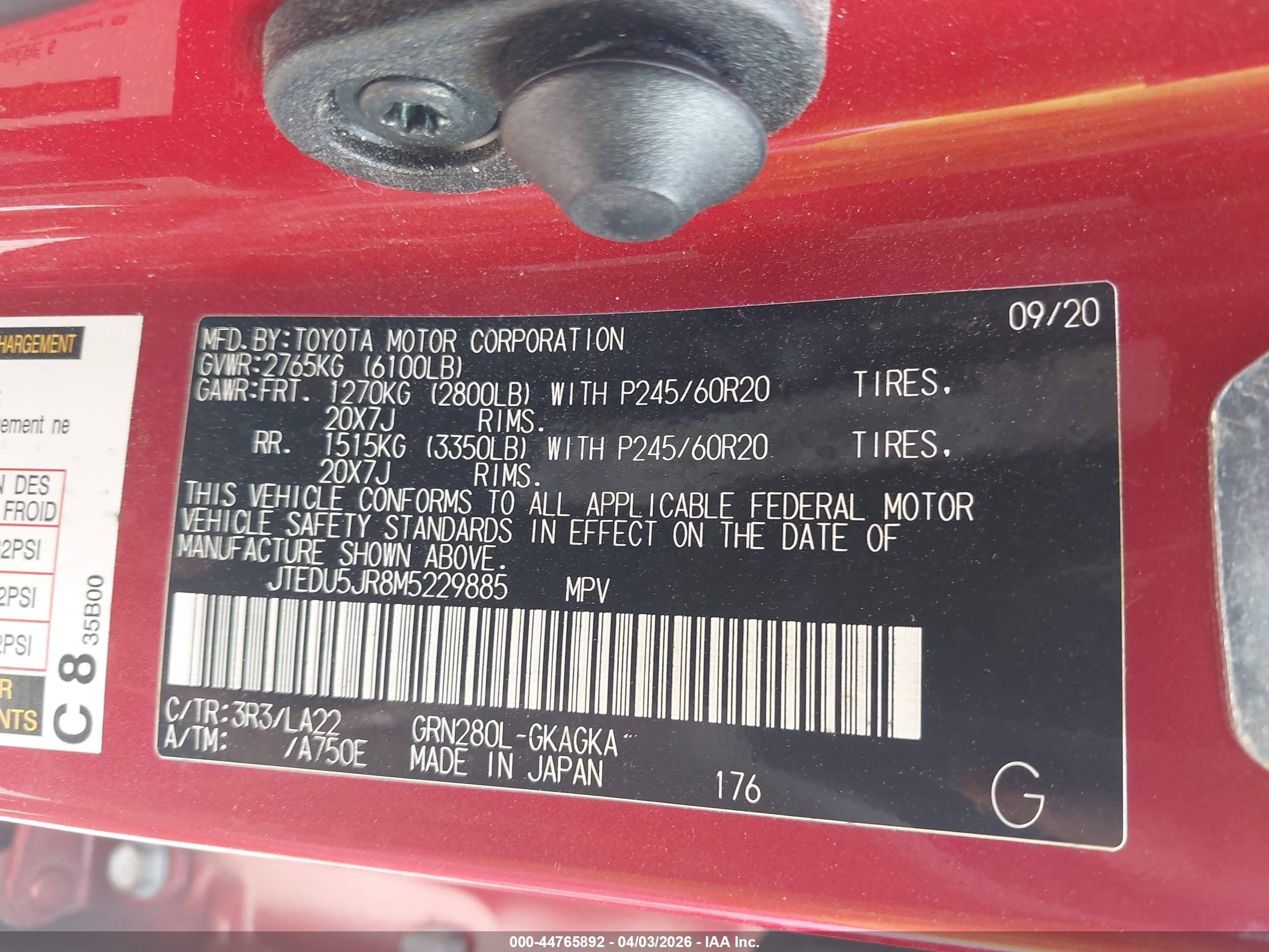 TOYOTA 4RUNNER image 9