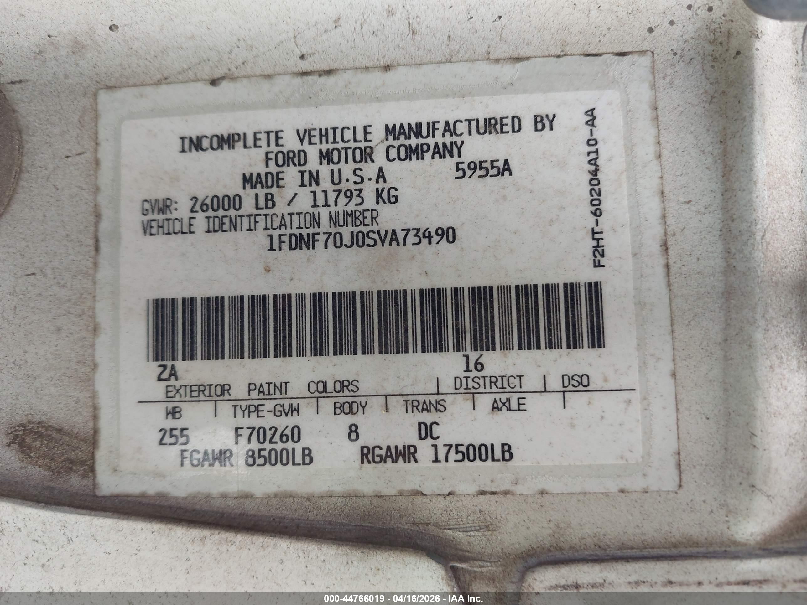FORD F700 image 9
