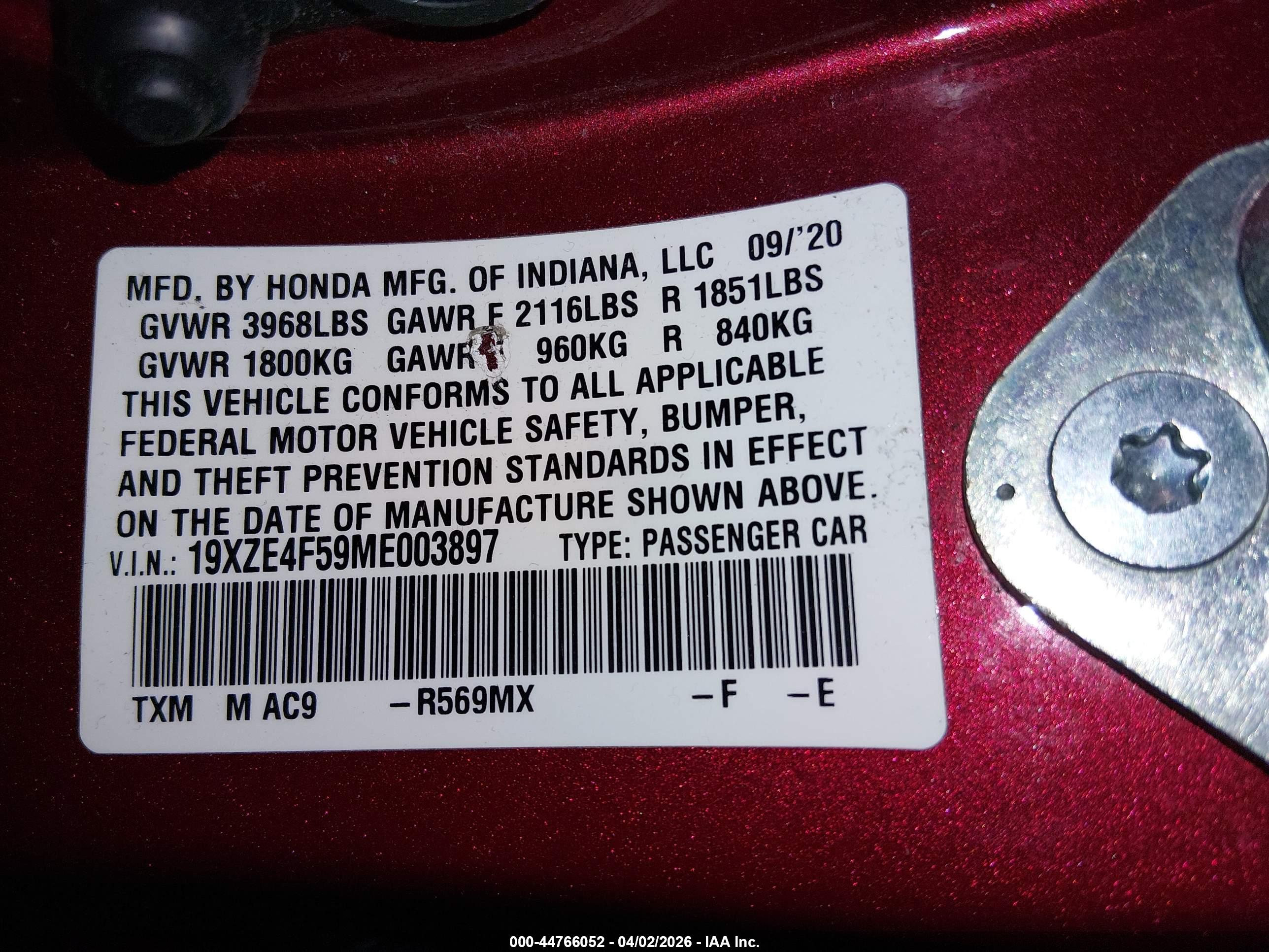 HONDA INSIGHT image 9