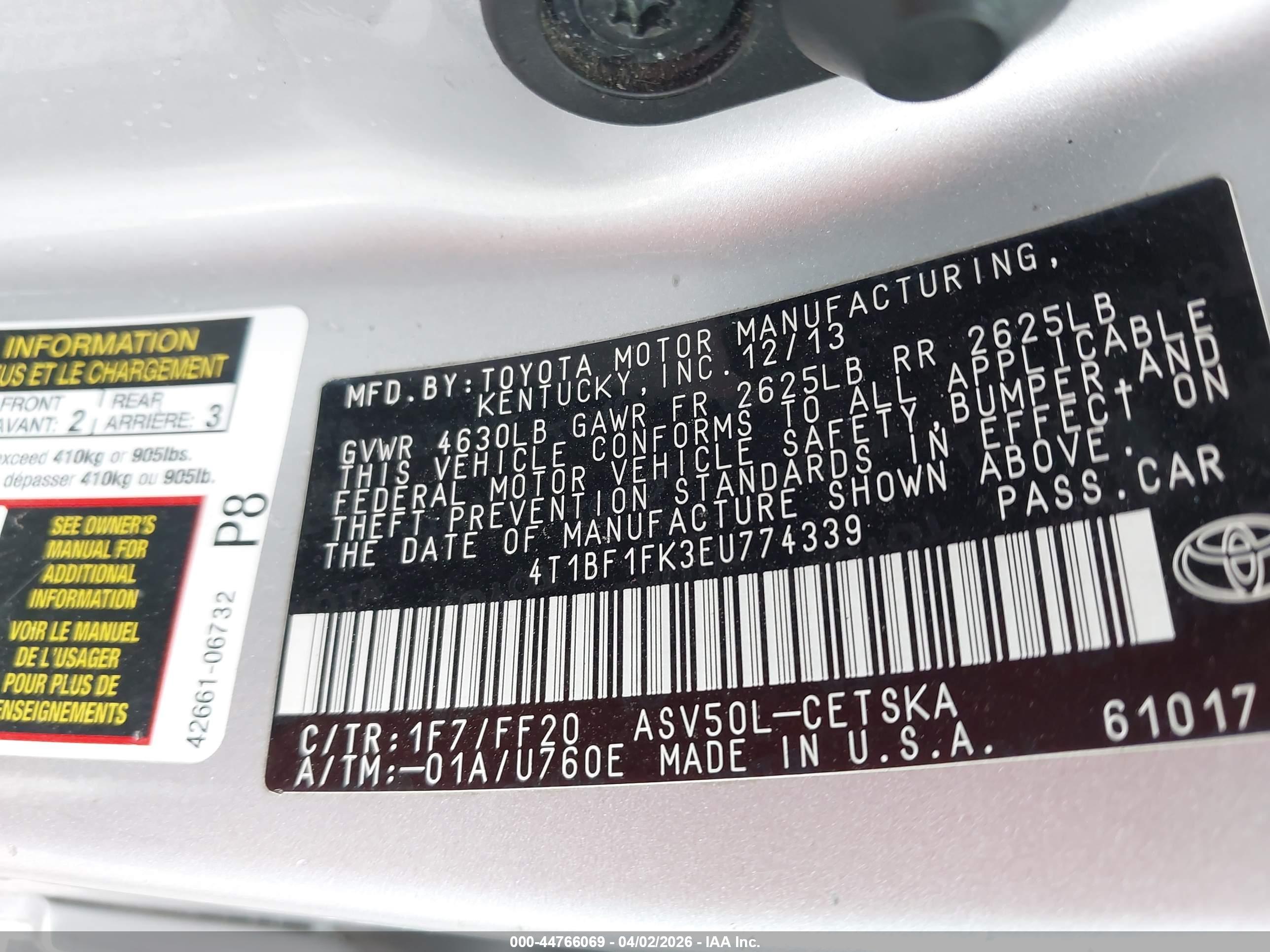 TOYOTA CAMRY image 9