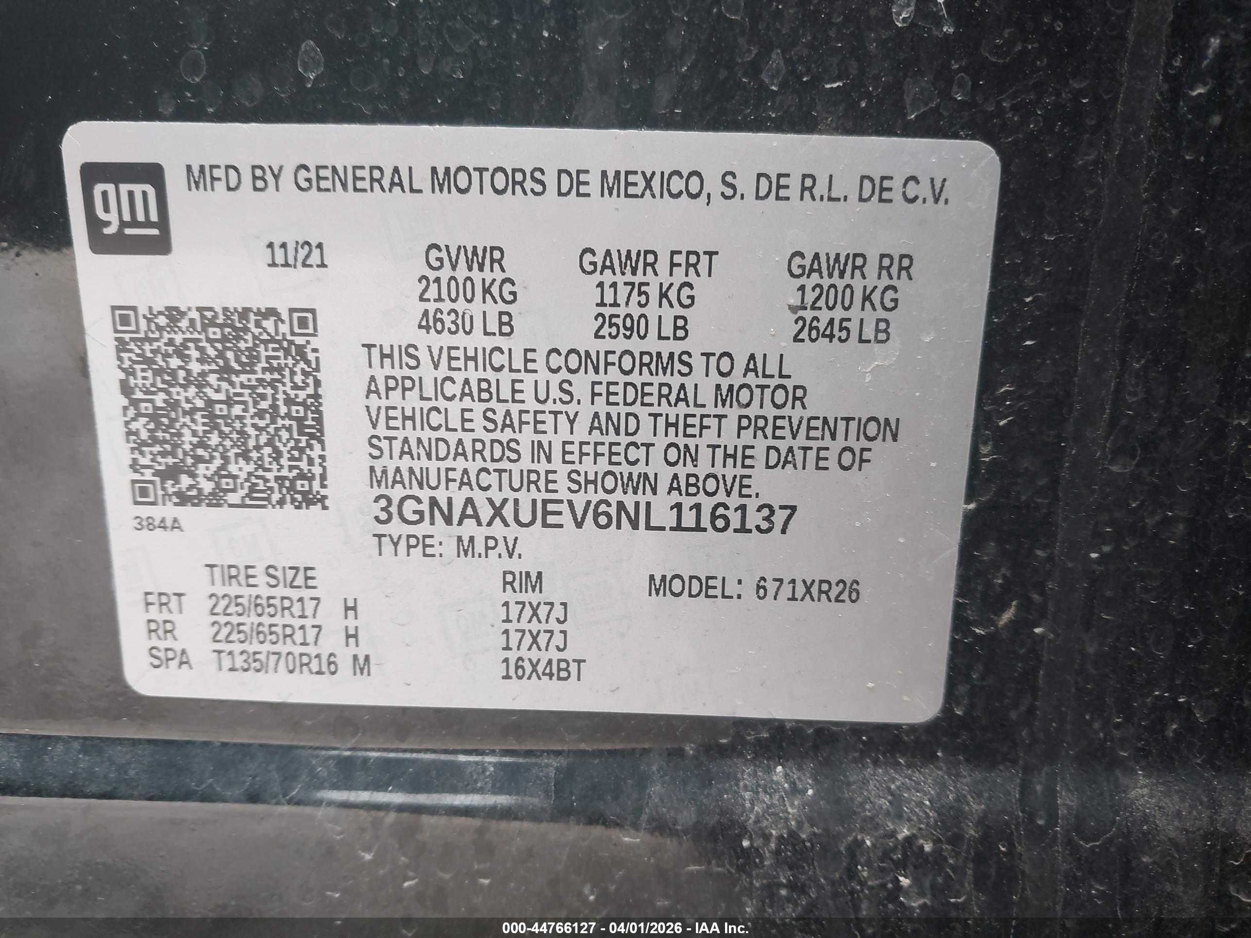 CHEVROLET EQUINOX image 9