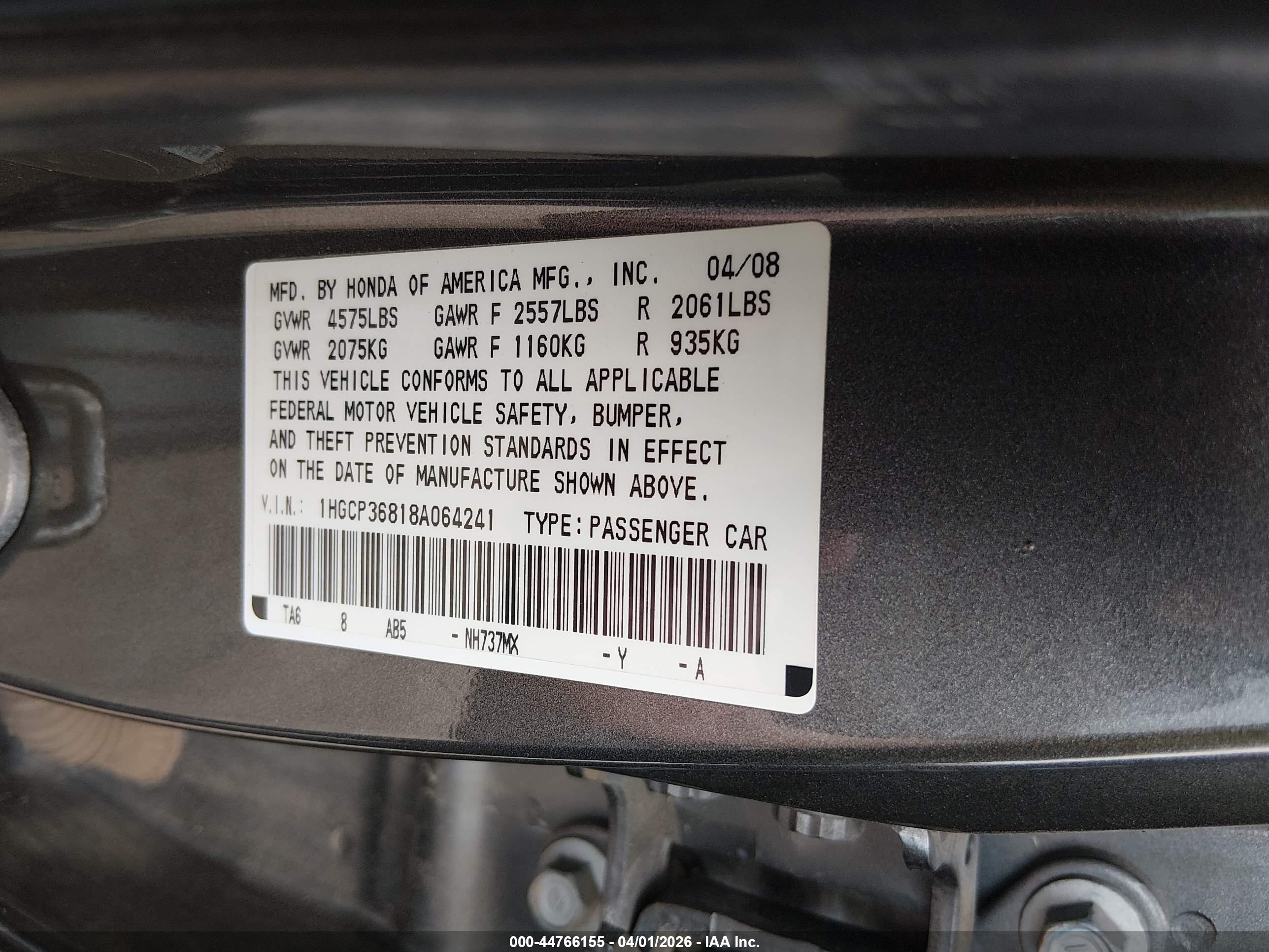 HONDA ACCORD image 9