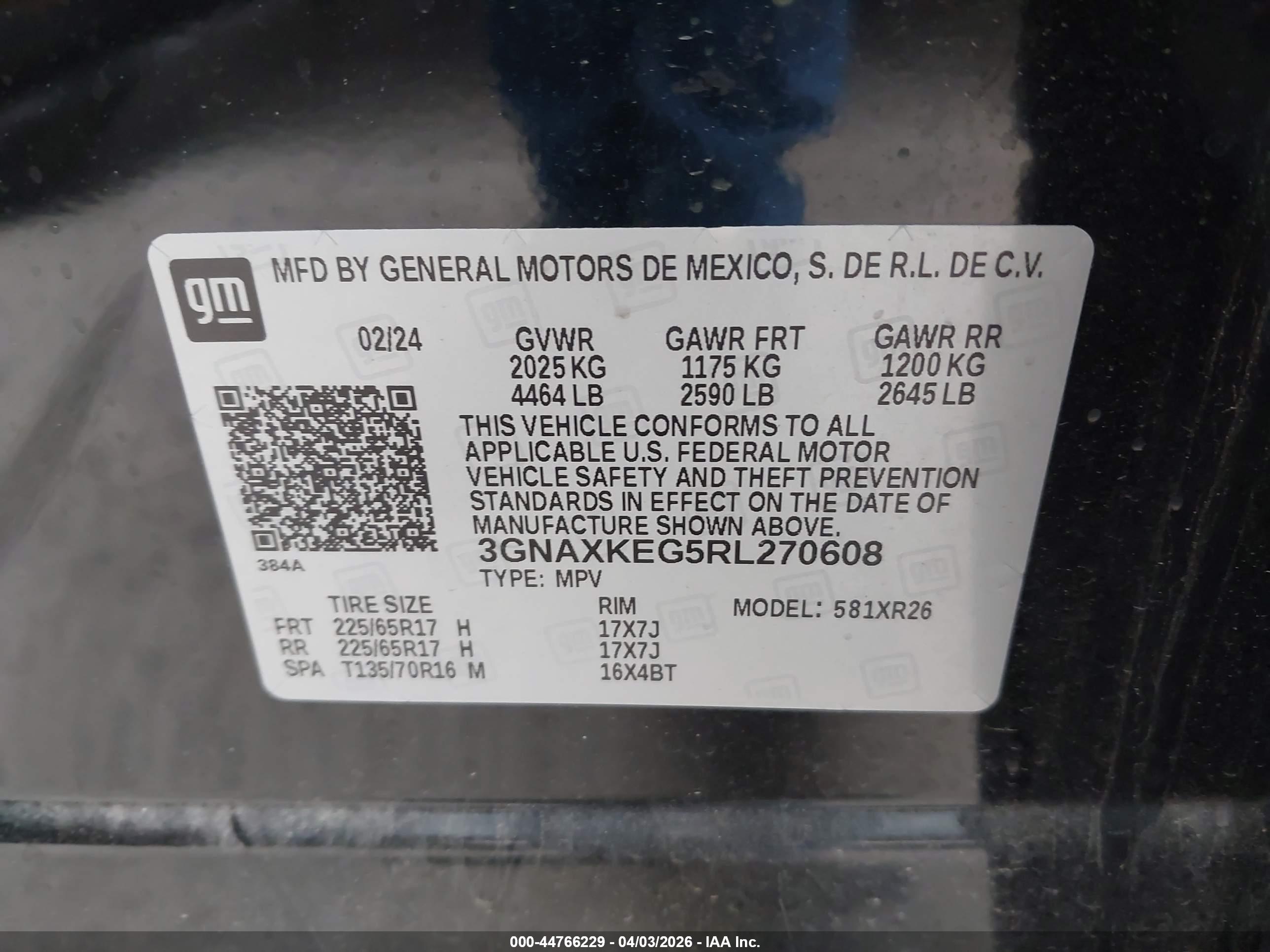 CHEVROLET EQUINOX image 9