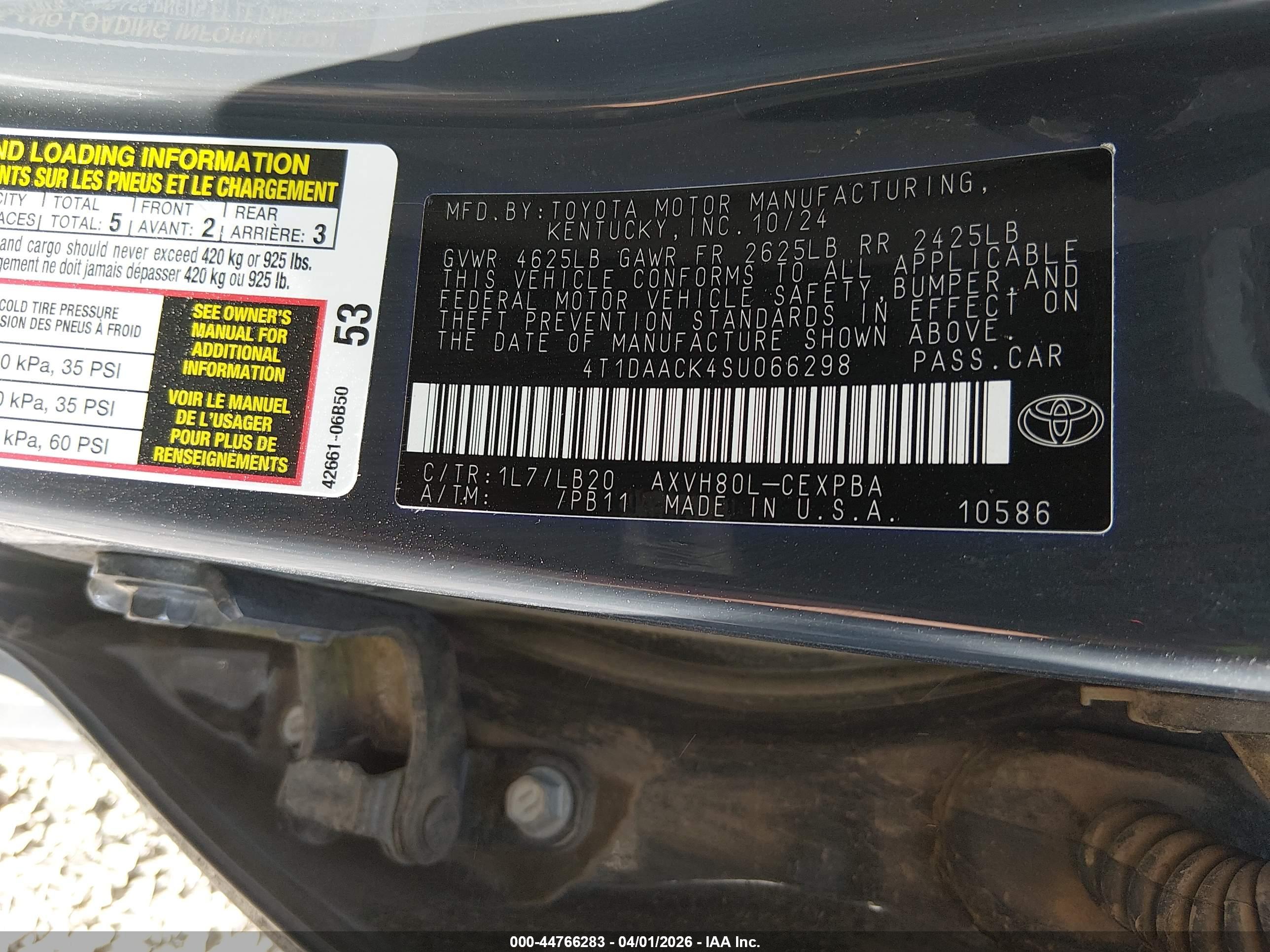 TOYOTA CAMRY image 9