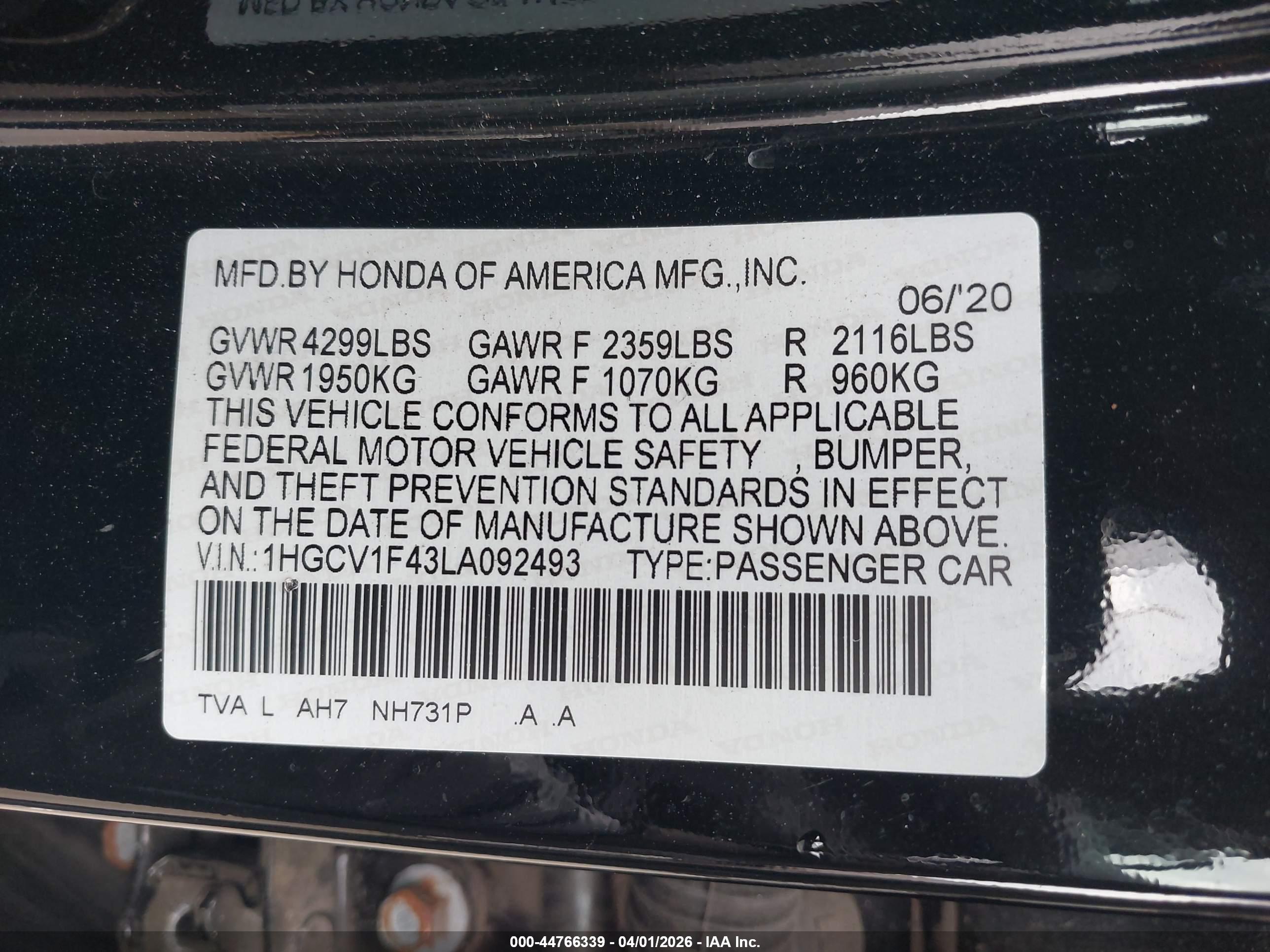 HONDA ACCORD image 9