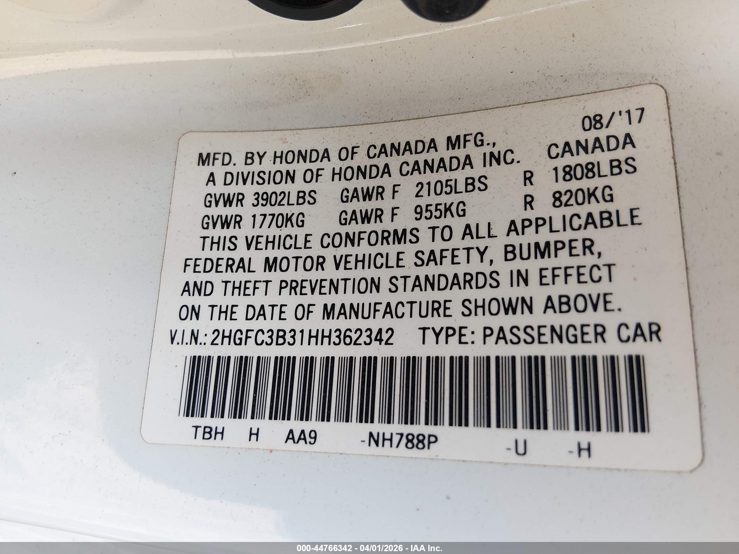 HONDA CIVIC image 9