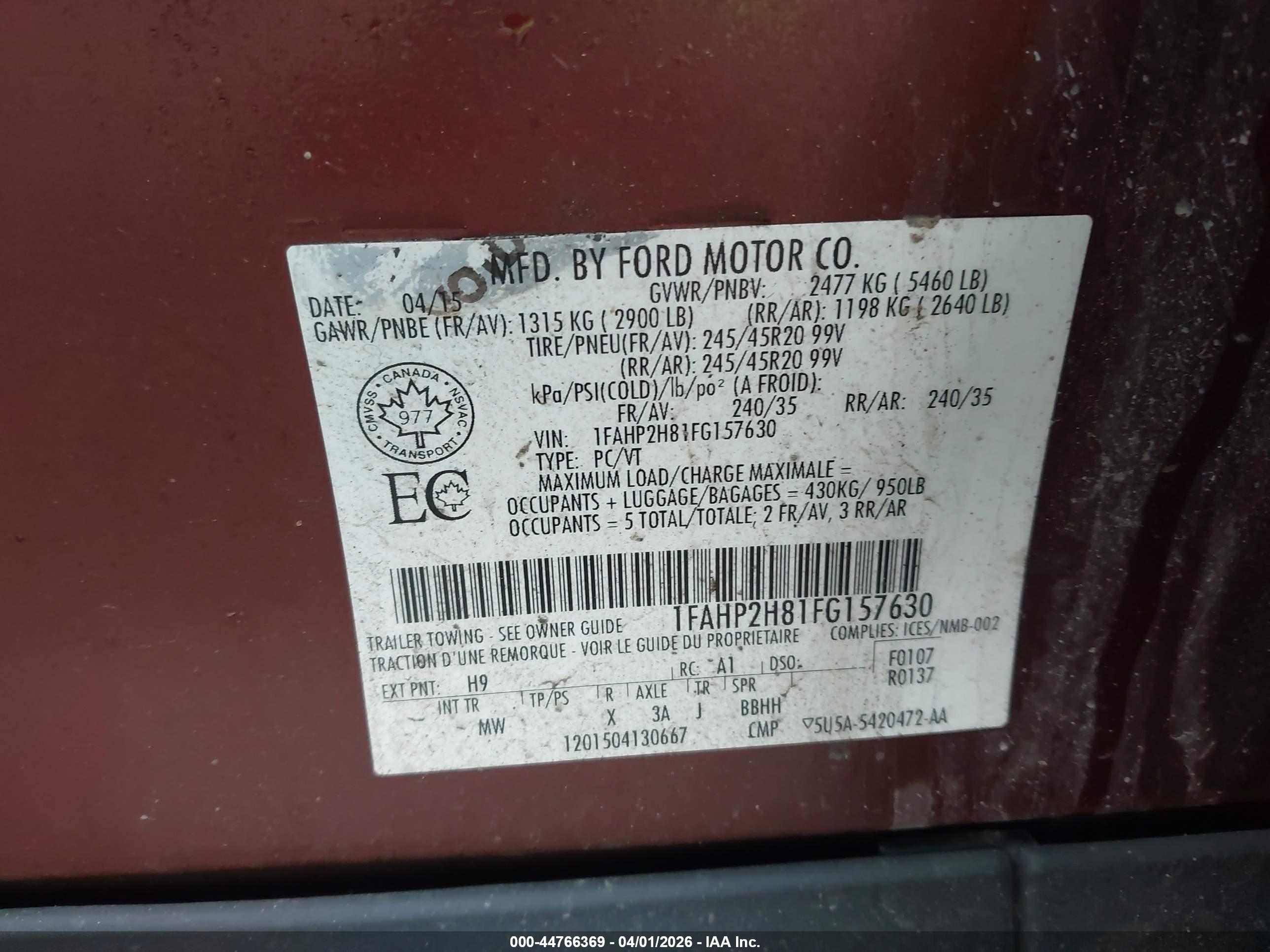 FORD TAURUS image 9